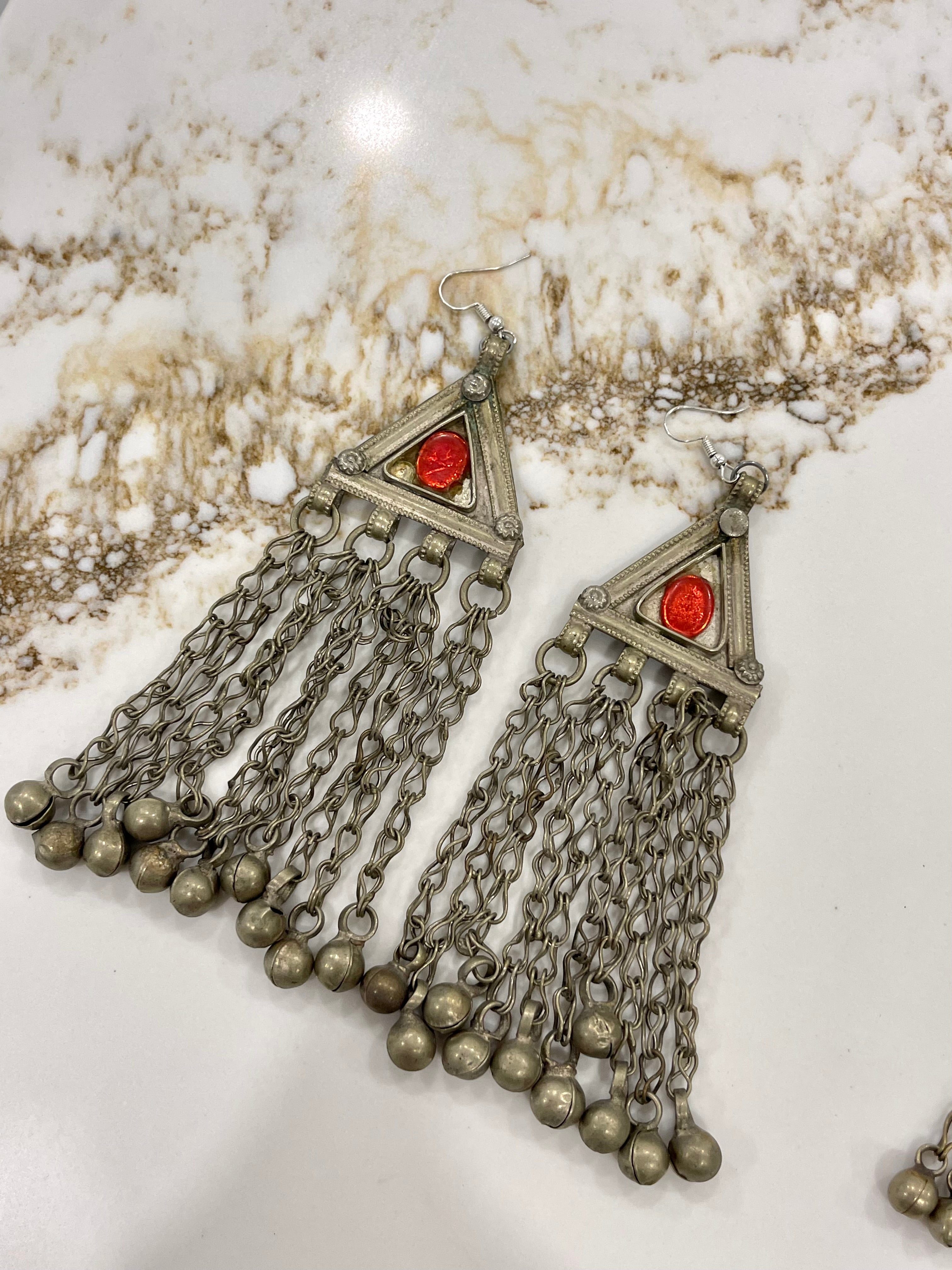 Afghan Tribal Antique Earrings