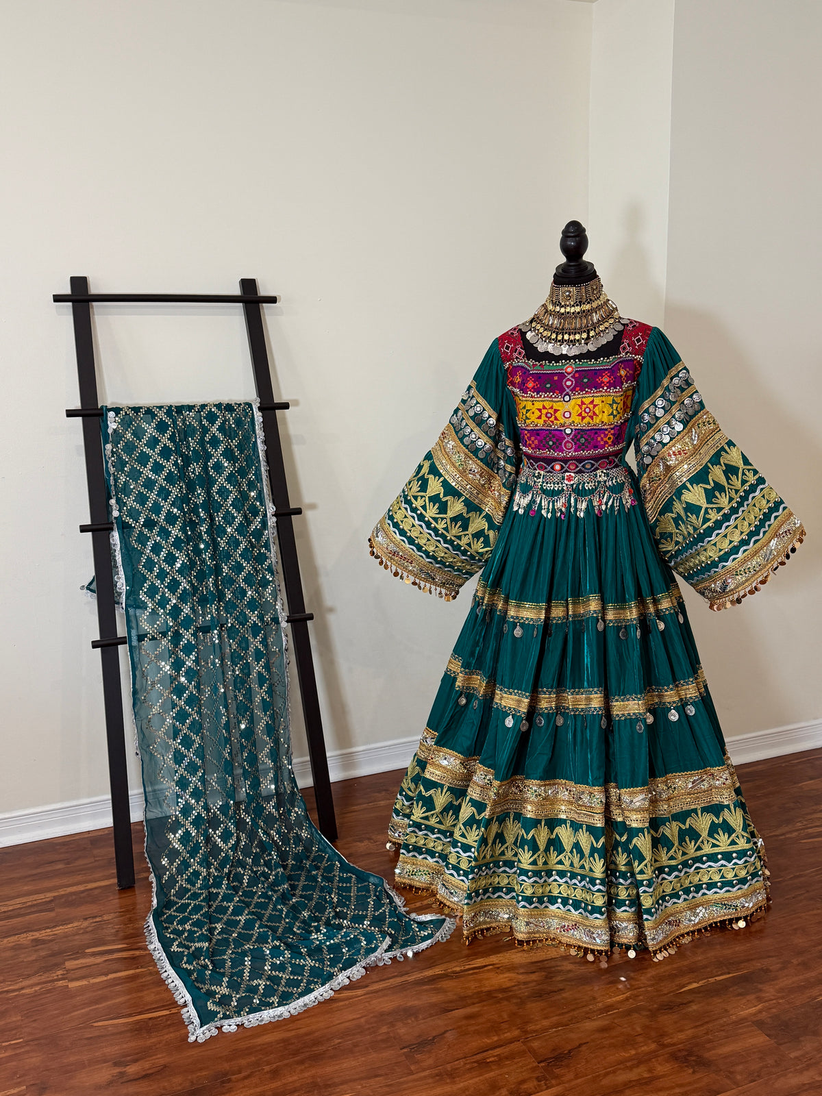 Huda Afghan Kuchi Dress