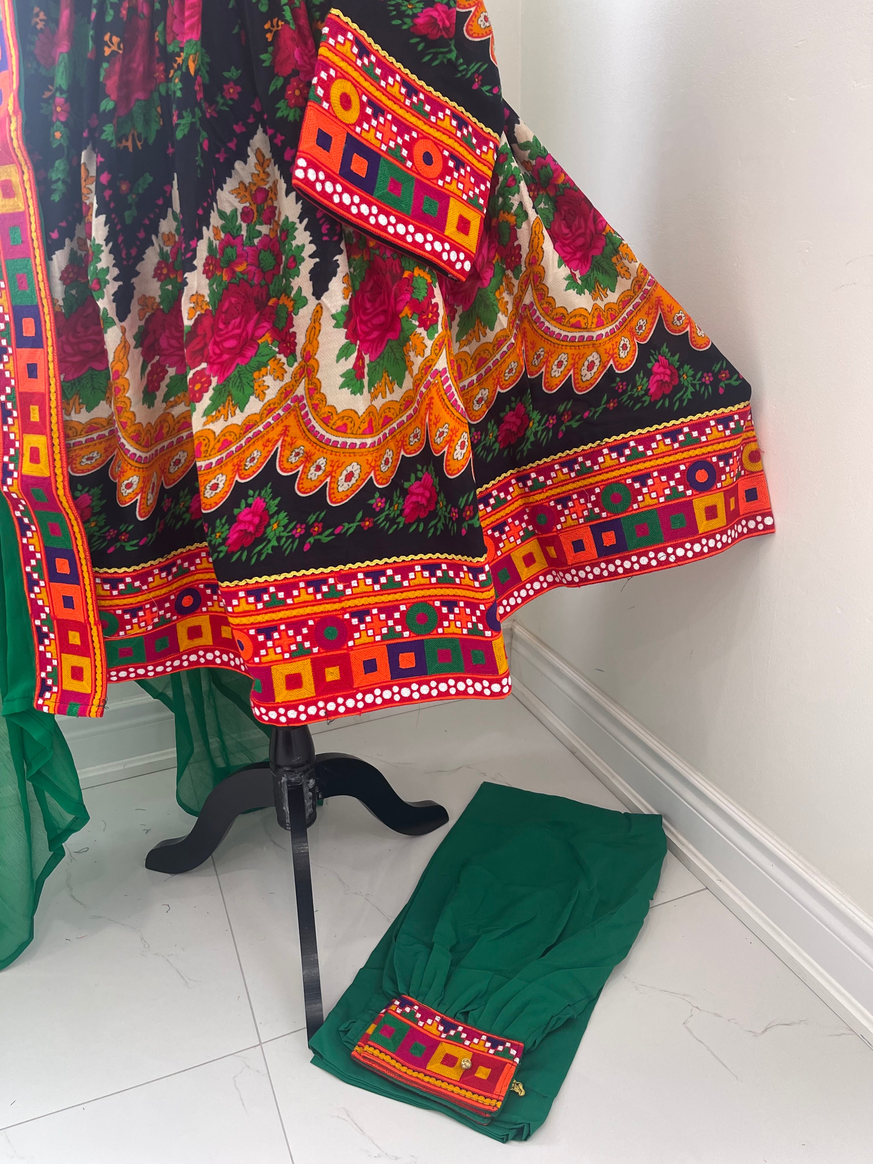 Wafaa Afghan Kuchi Dress 0513