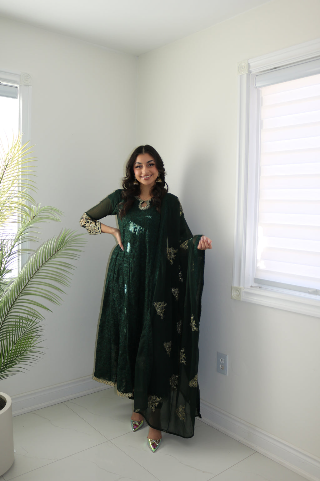 Green Kameez Salwar suit