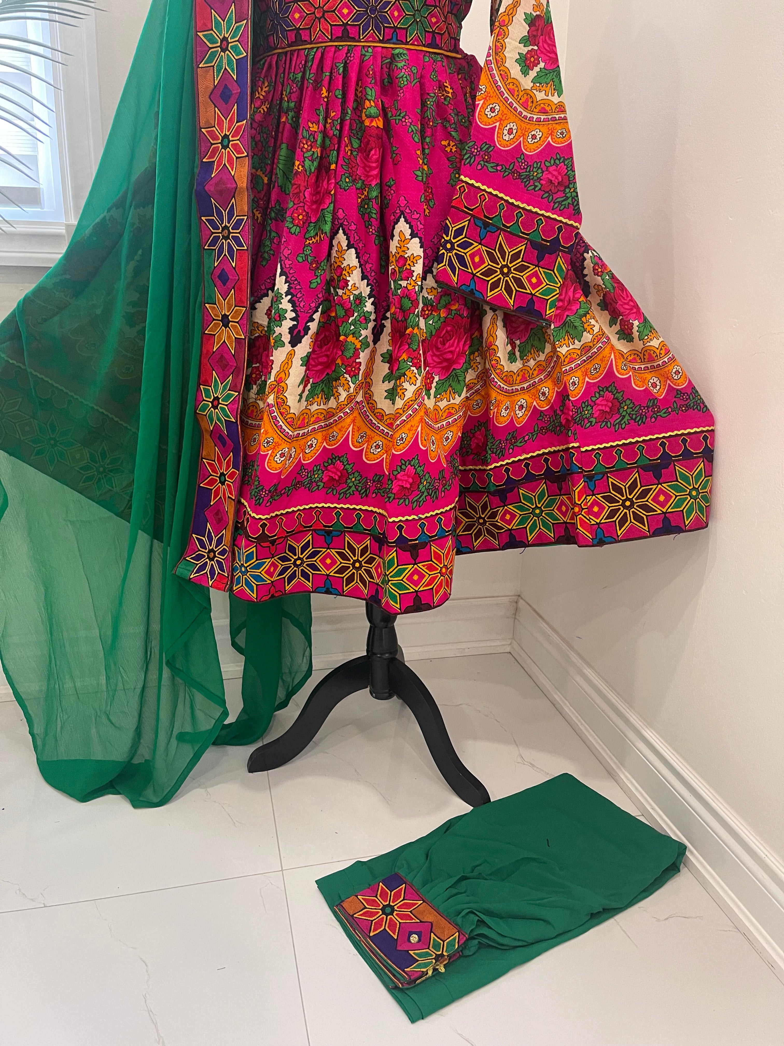 Wafaa Afghan Kuchi Dress 0553