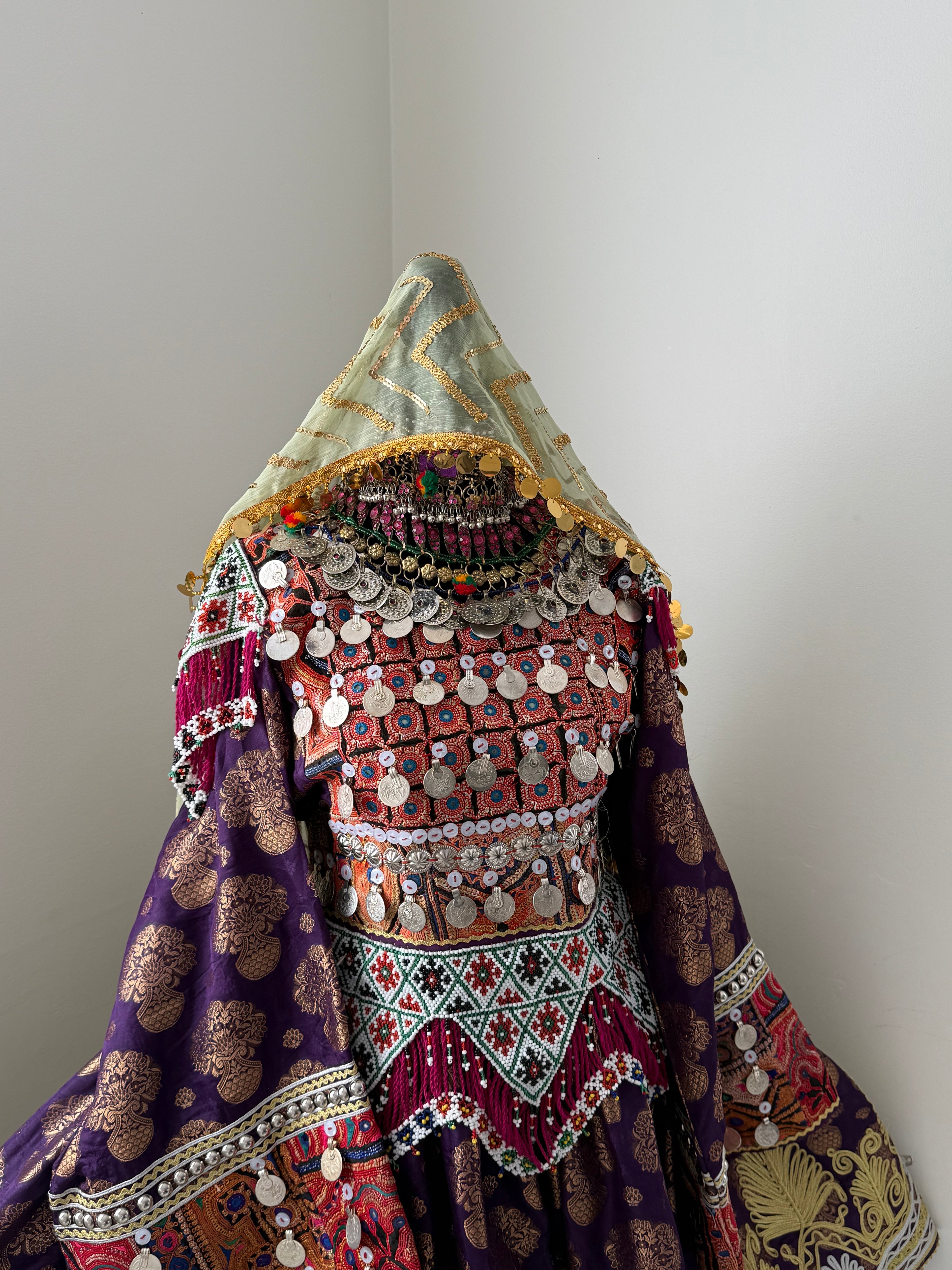 Farzana Afghan Kuchi Dress (purple)