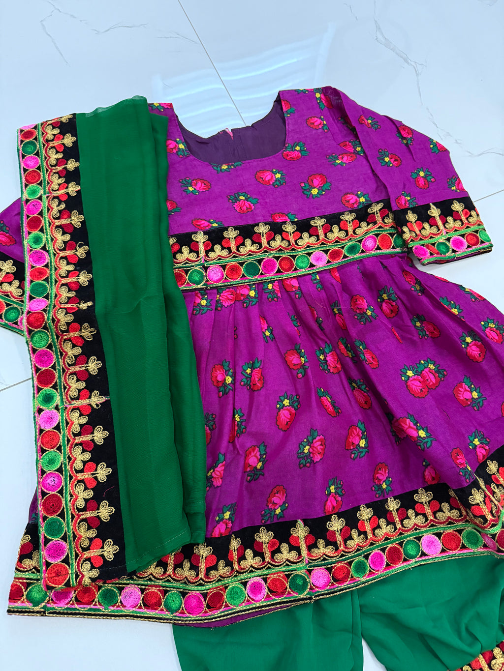 Toddler Afghan Kuchi Dress 3 yrs