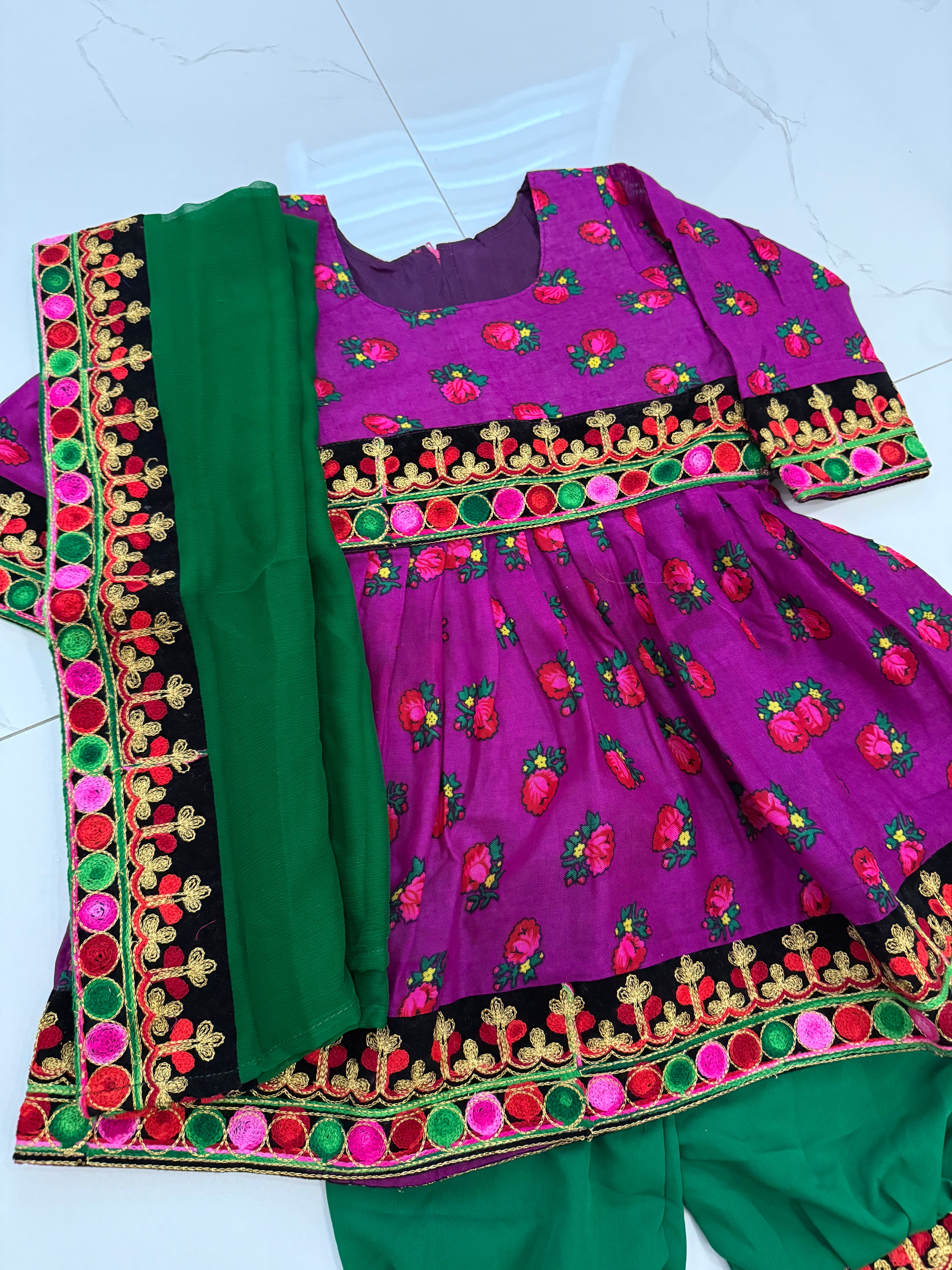 Toddler Afghan Kuchi Dress 3 yrs