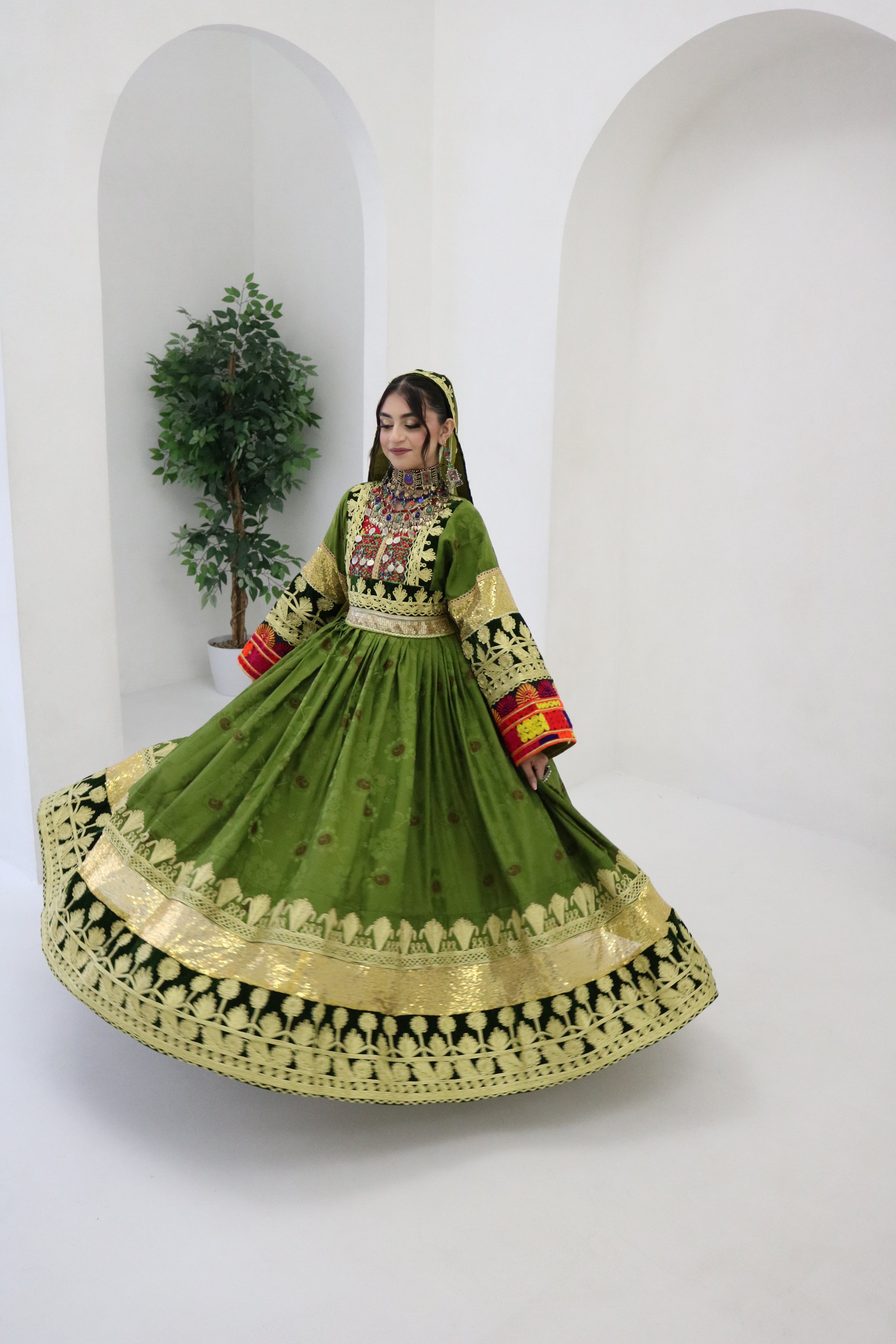 Husna Afghan Kuchi Dress