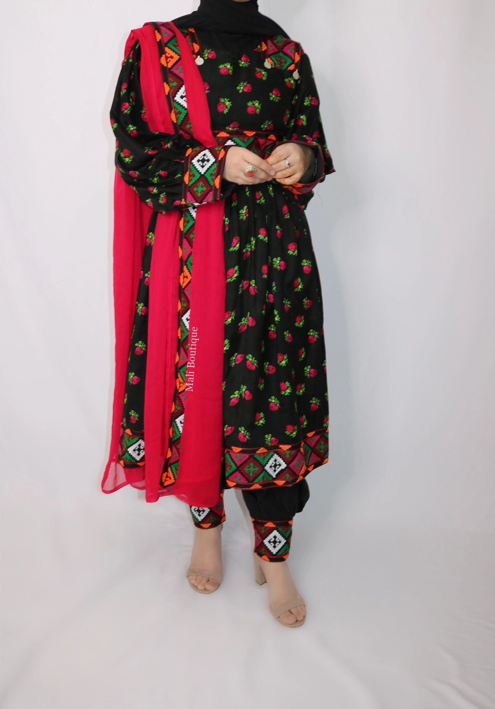 Shabnam Afghan Kuchi Dress