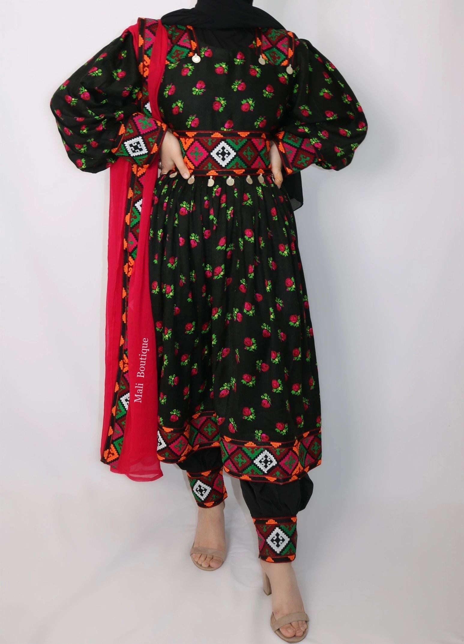 Shabnam Afghan Kuchi Dress