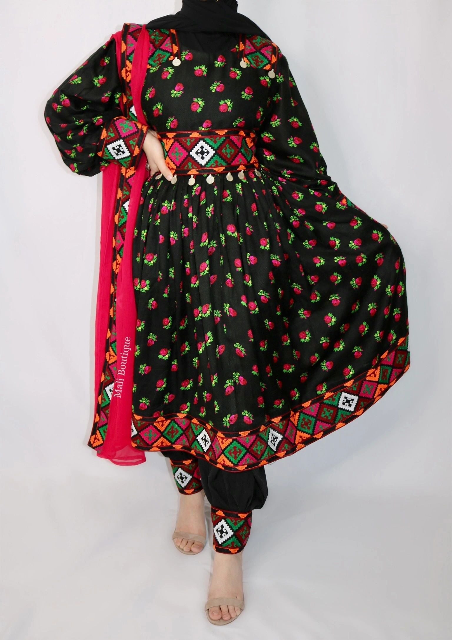 Shabnam Afghan Kuchi Dress