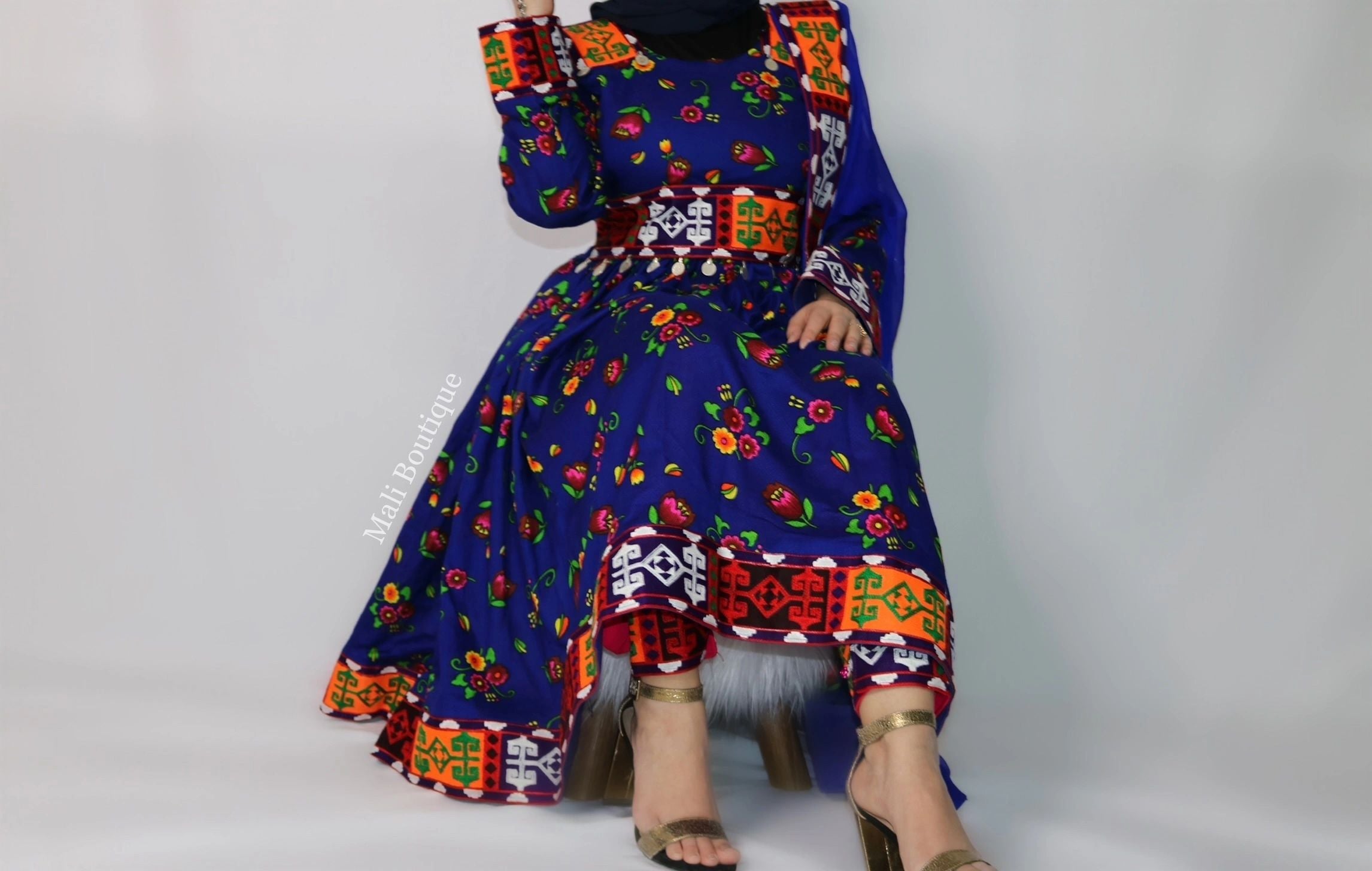 Shabnam Afghan Kuchi Dress