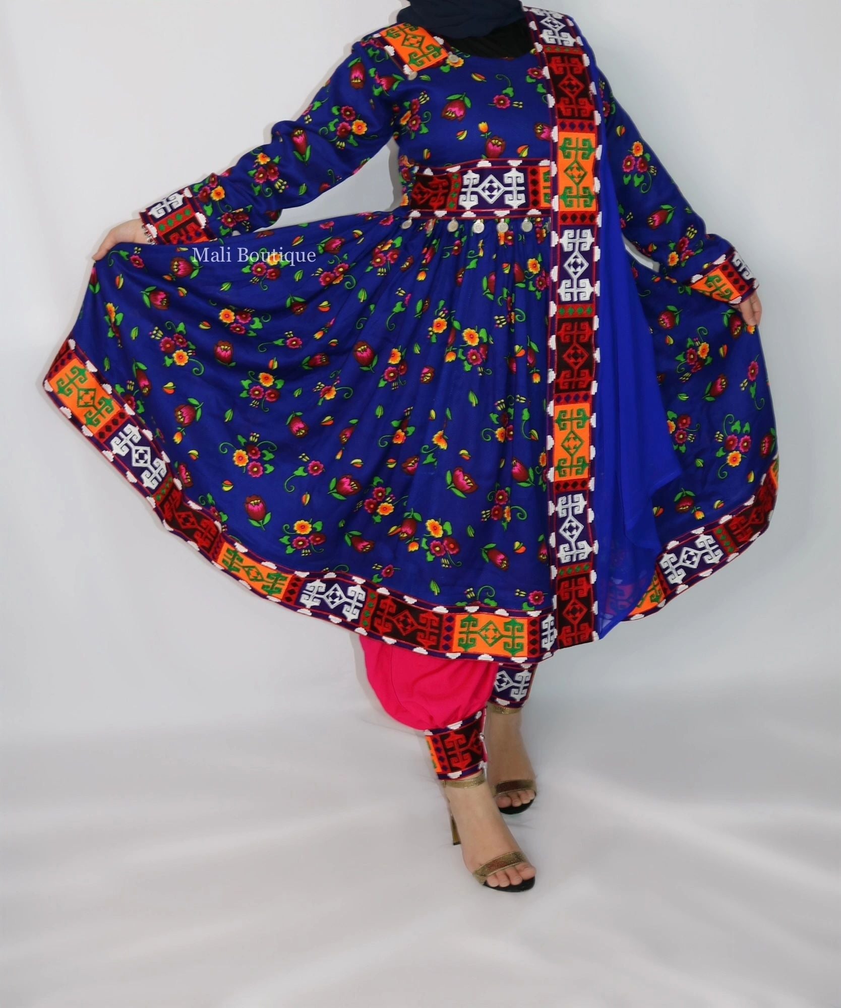 Shabnam Afghan Kuchi Dress