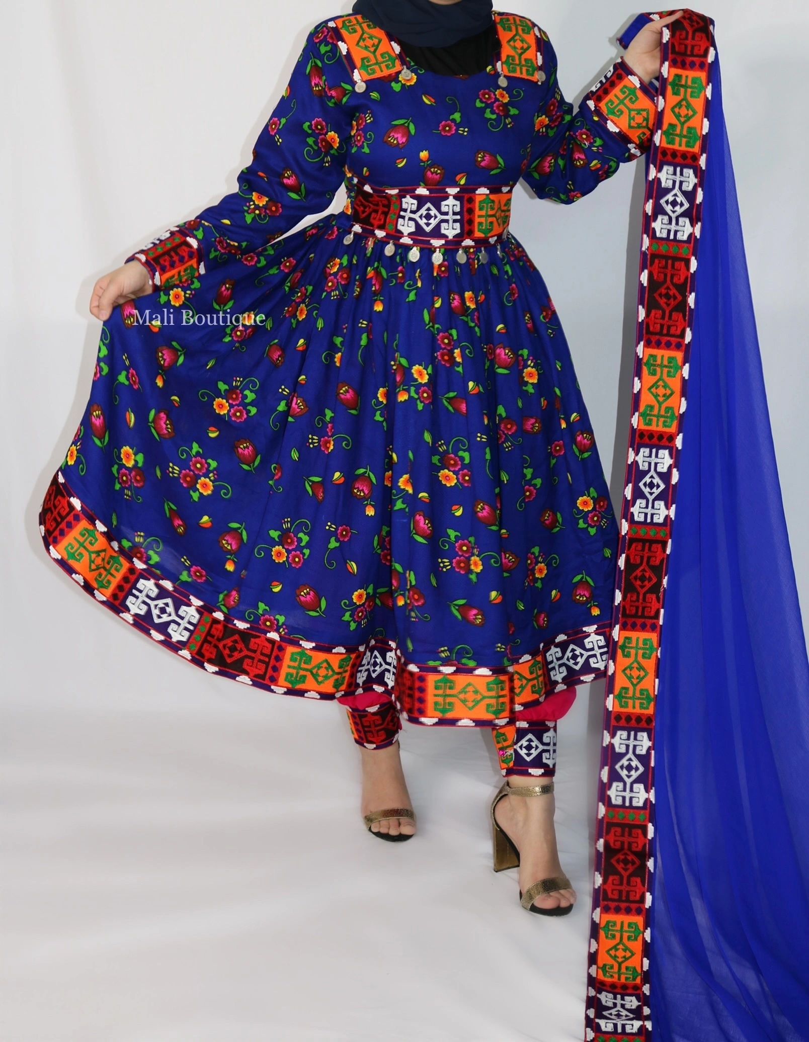 Shabnam Afghan Kuchi Dress