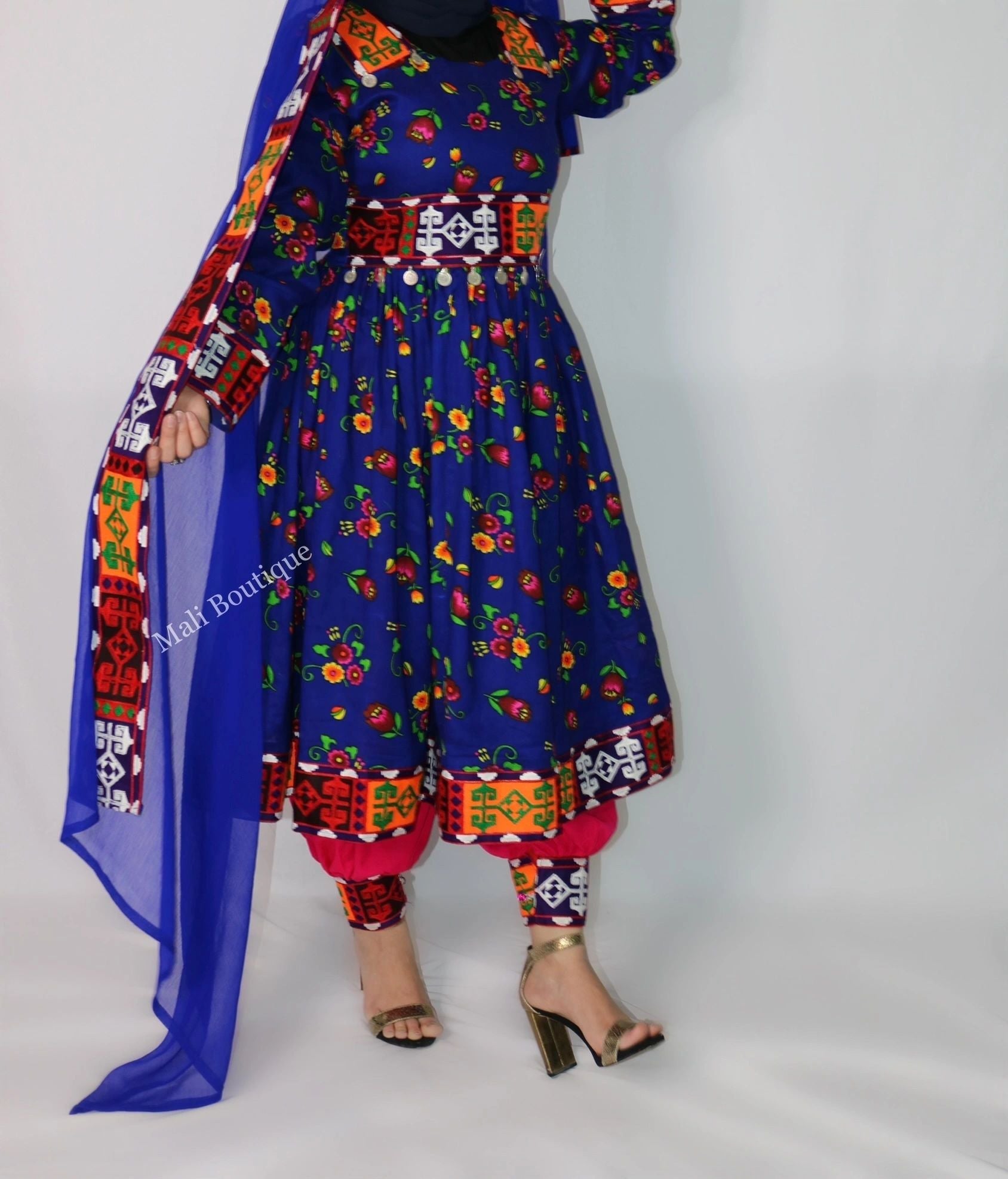 Shabnam Afghan Kuchi Dress