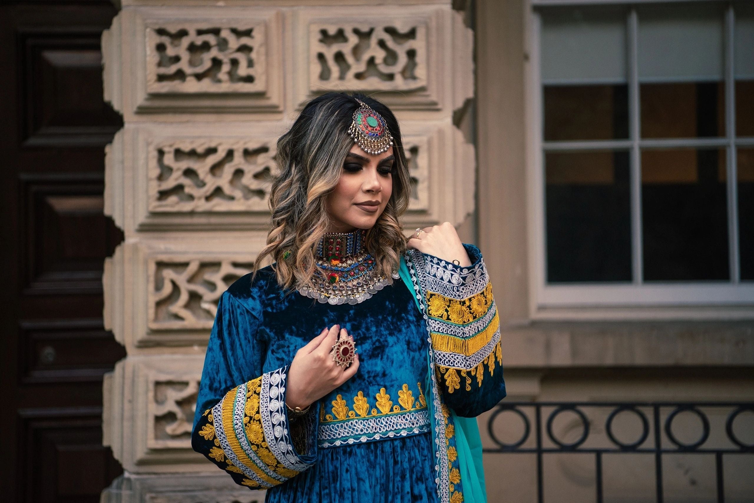Huda Afghan Kuchi Dress
