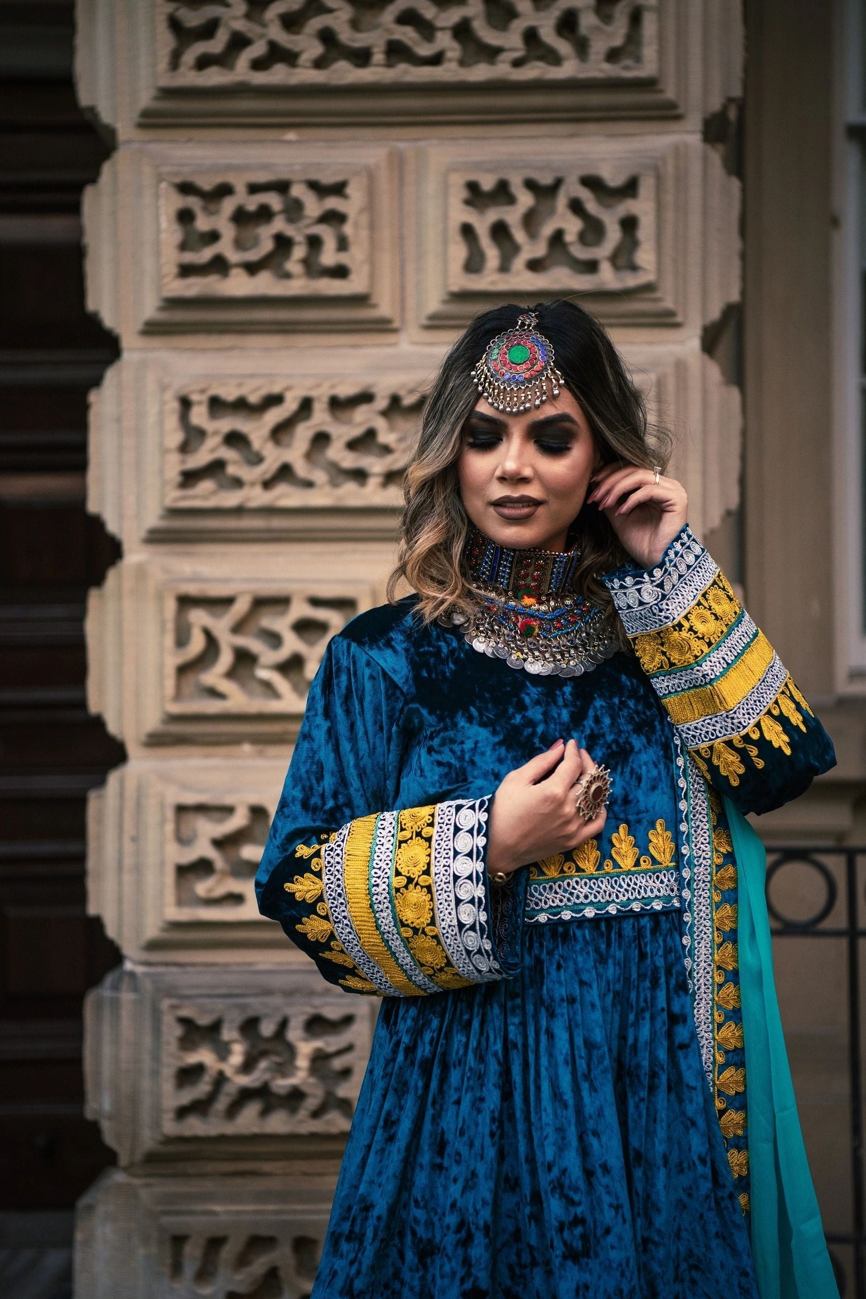 Huda Afghan Kuchi Dress