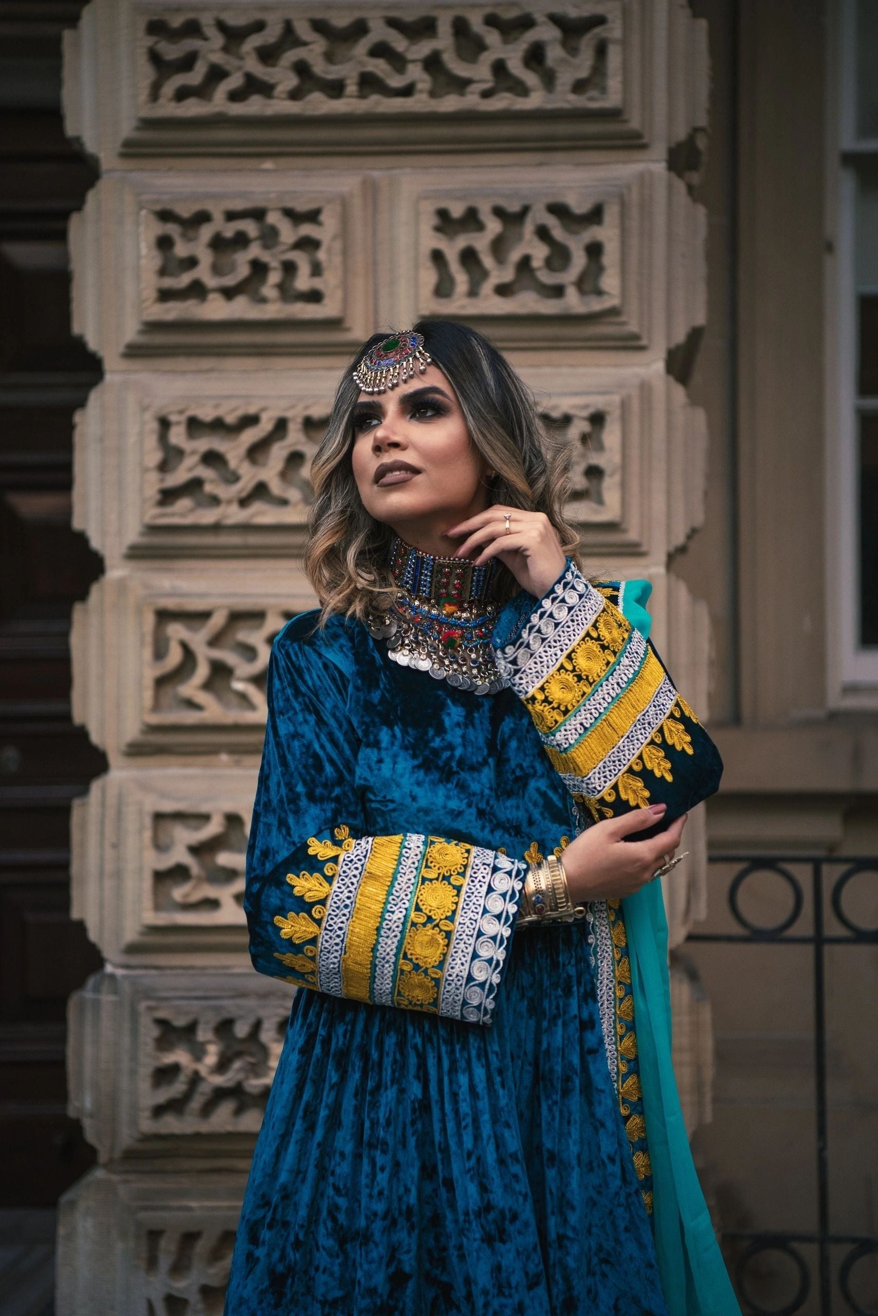 Huda Afghan Kuchi Dress