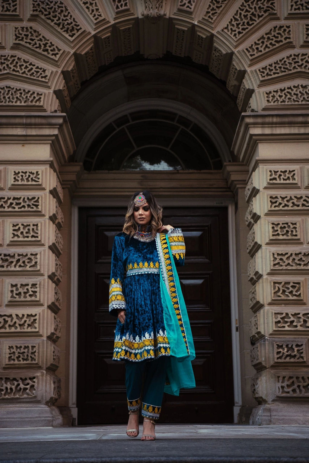 Huda Afghan Kuchi Dress