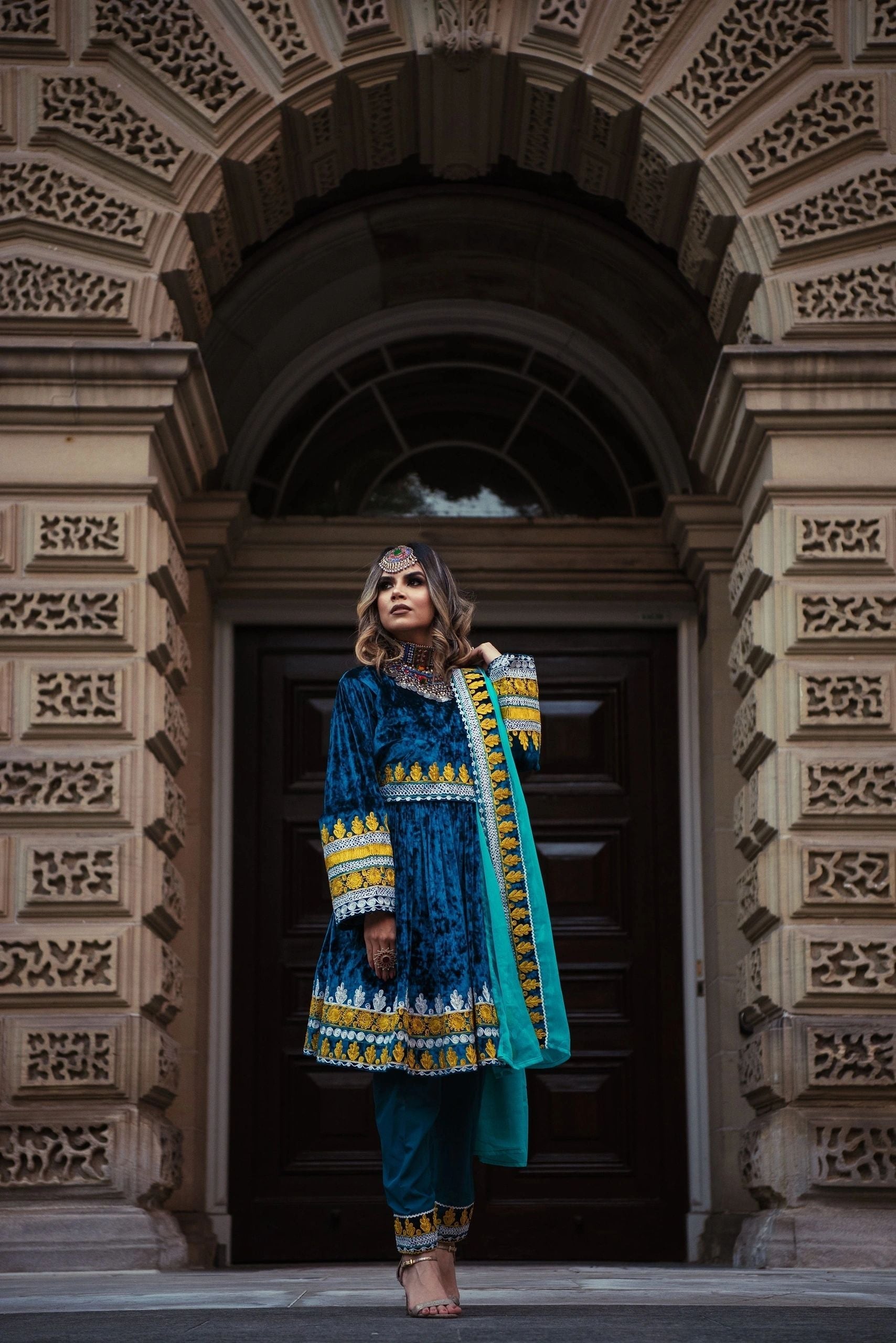 Huda Afghan Kuchi Dress