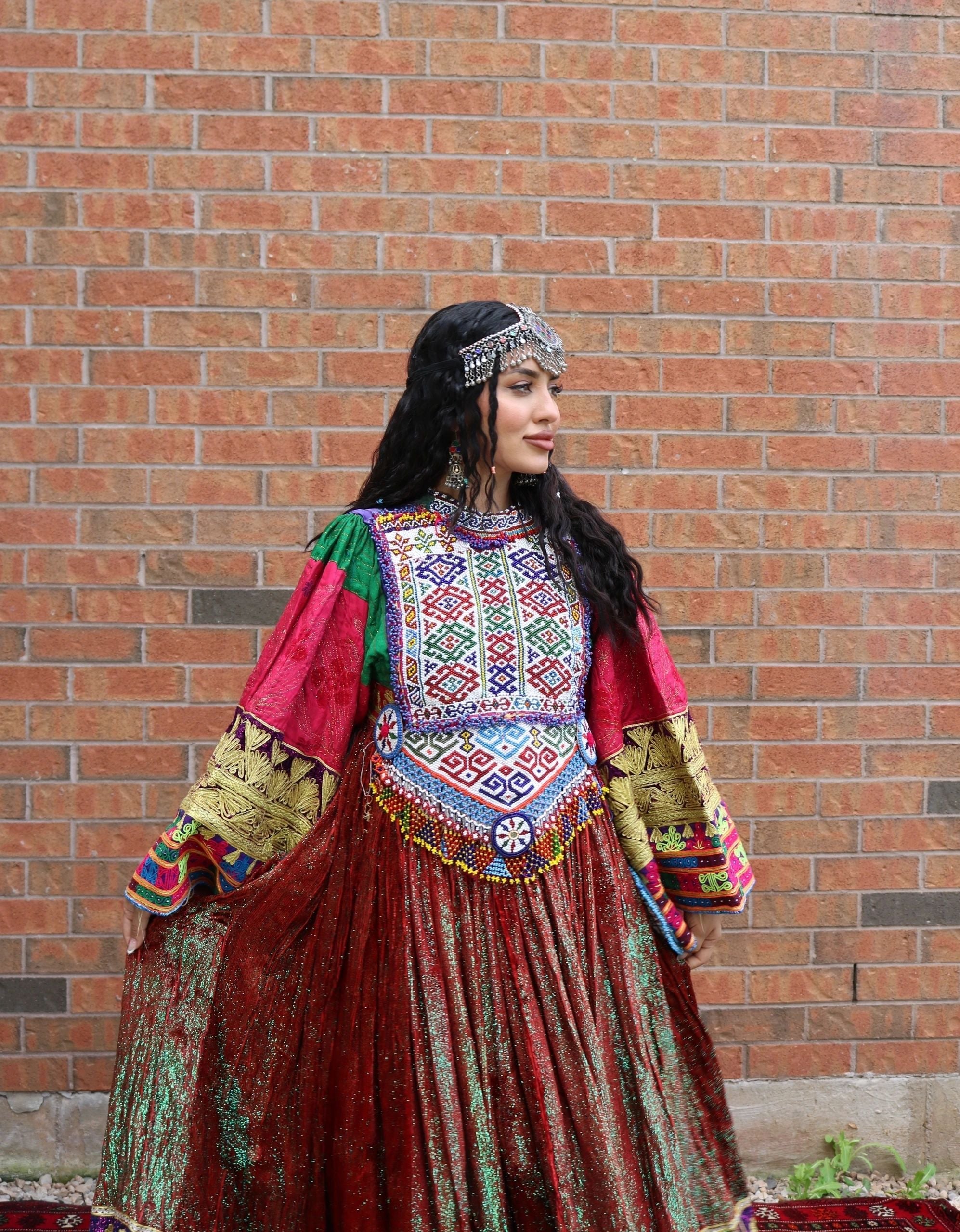 Rabea Afghan Vintage Kuchi Dress