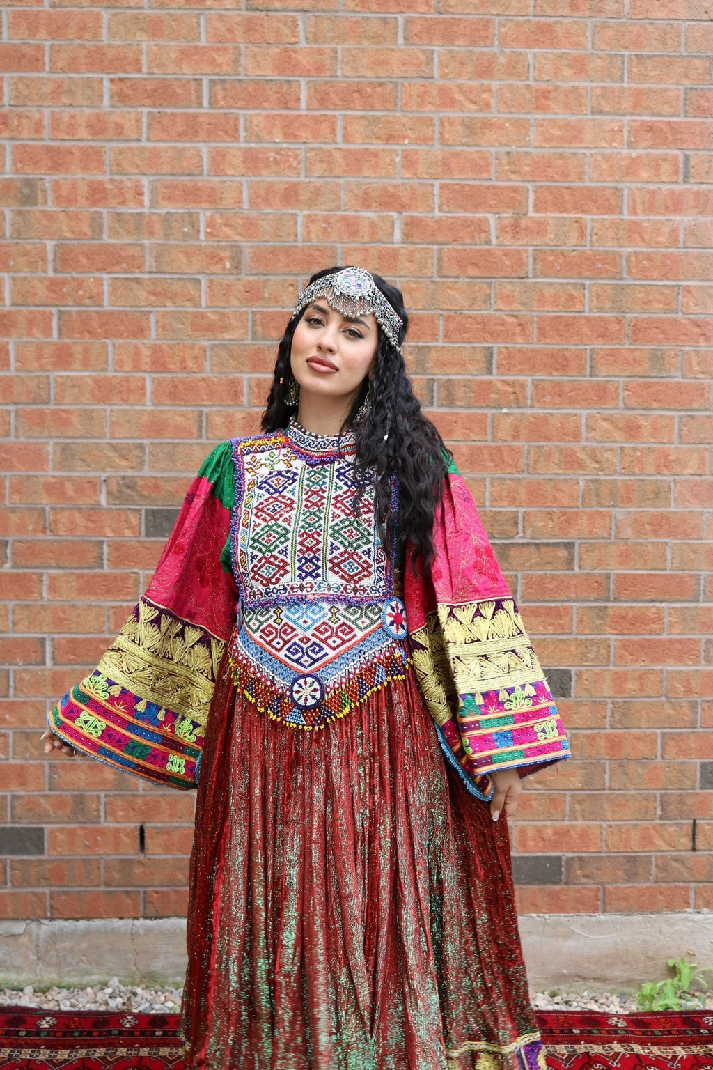 Rabea Afghan Vintage Kuchi Dress