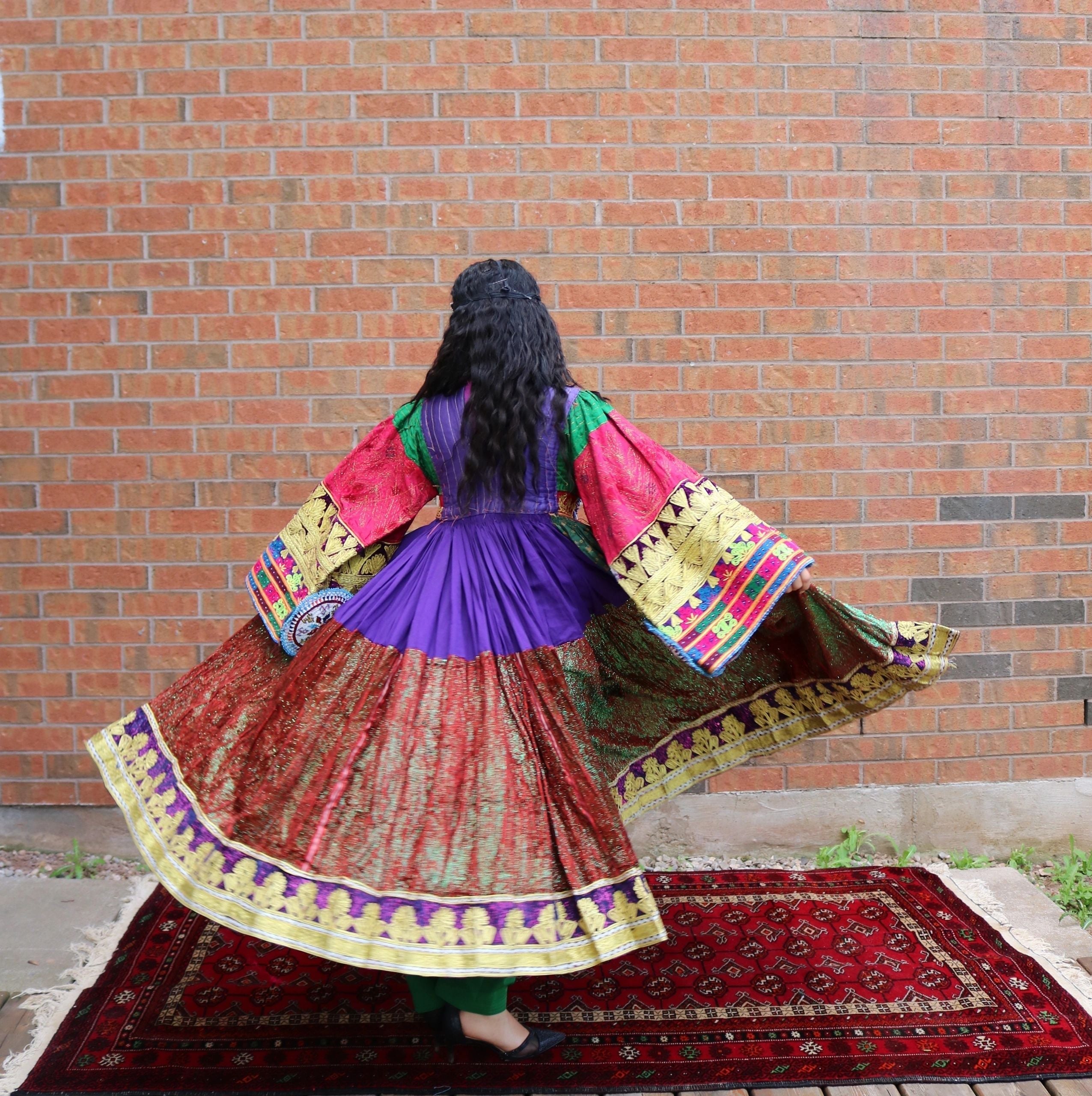 Rabea Afghan Vintage Kuchi Dress