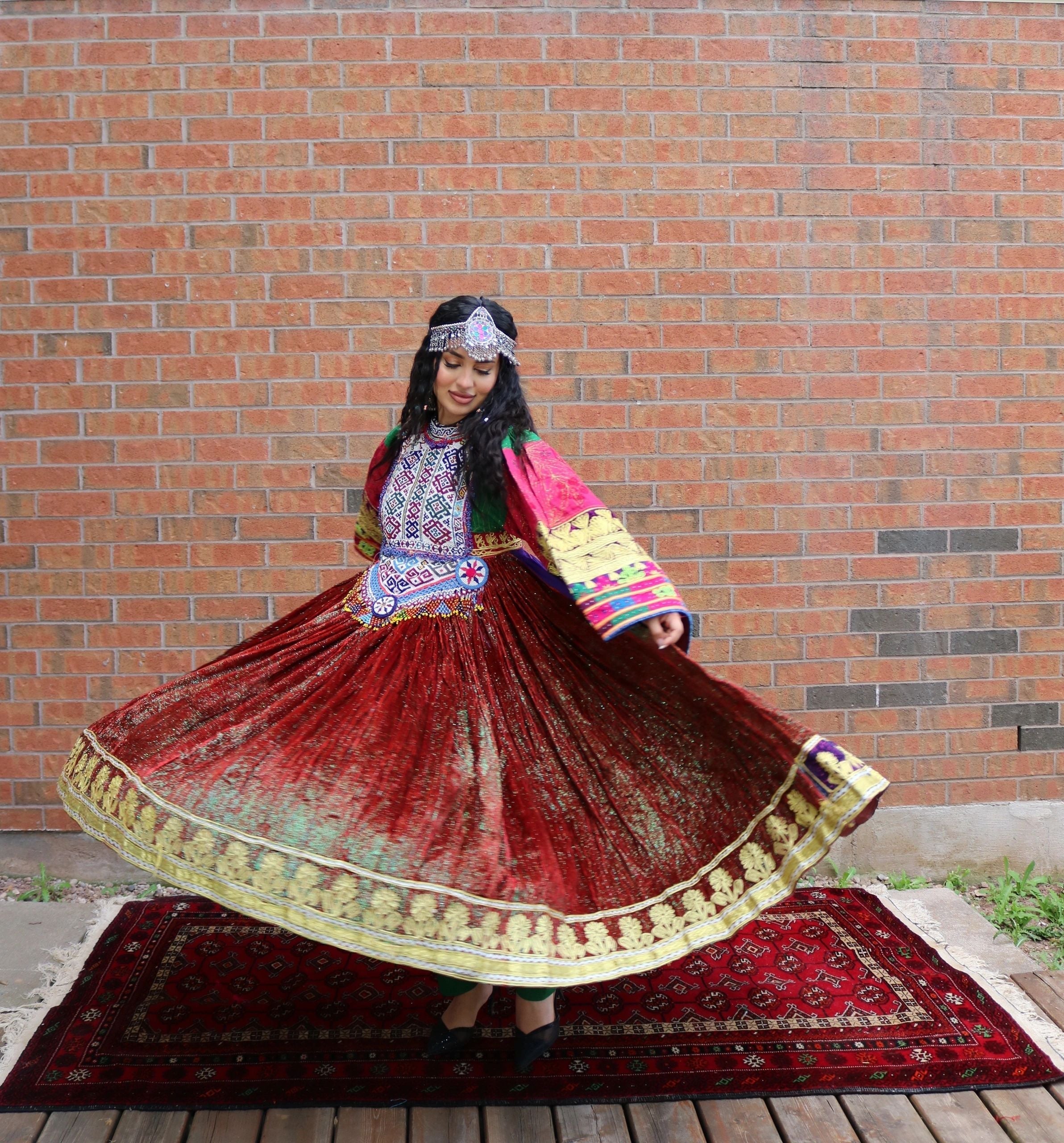 Rabea Afghan Vintage Kuchi Dress
