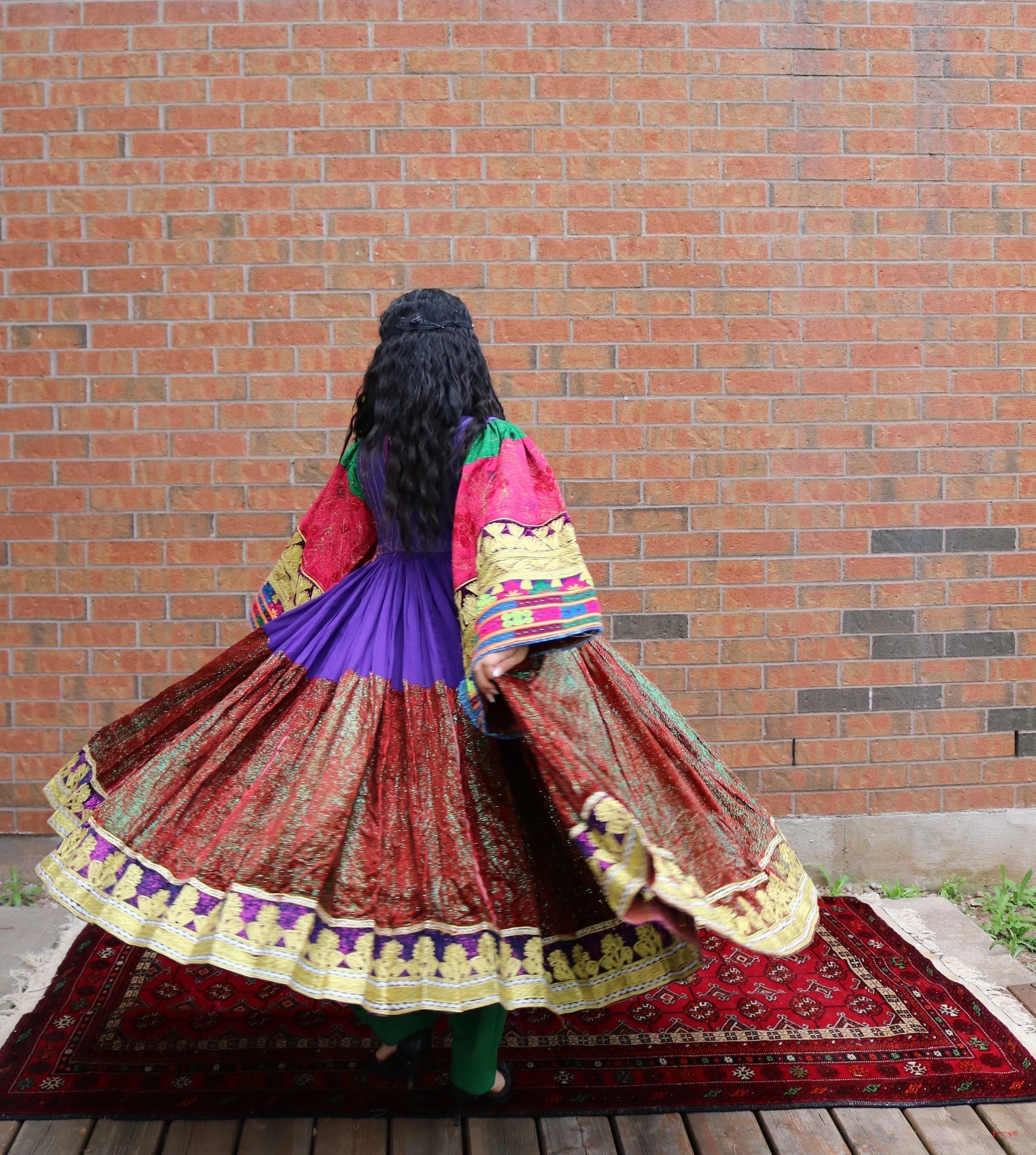 Rabea Afghan Vintage Kuchi Dress