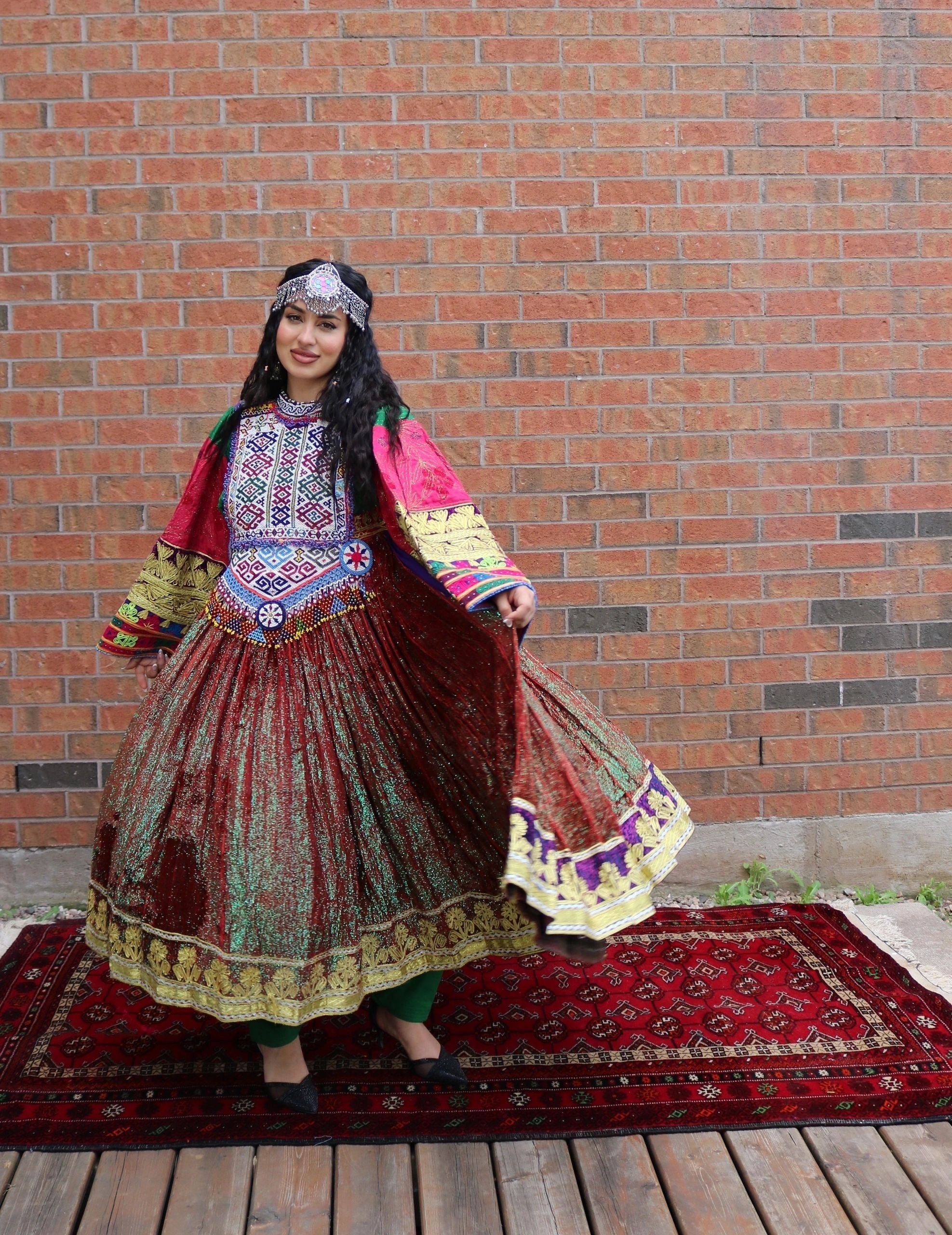 Rabea Afghan Vintage Kuchi Dress