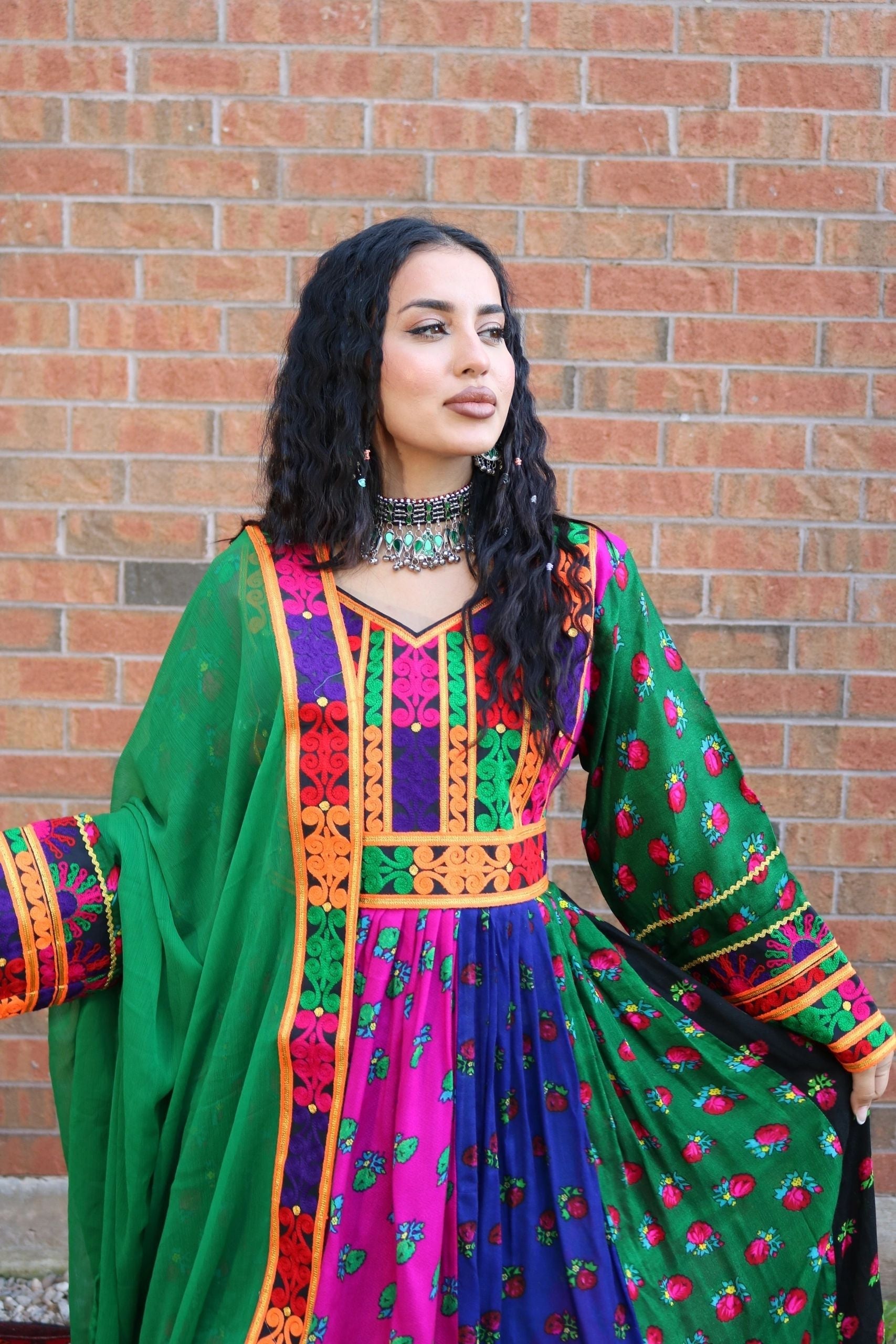 Elaha Afghan Kuchi Dress