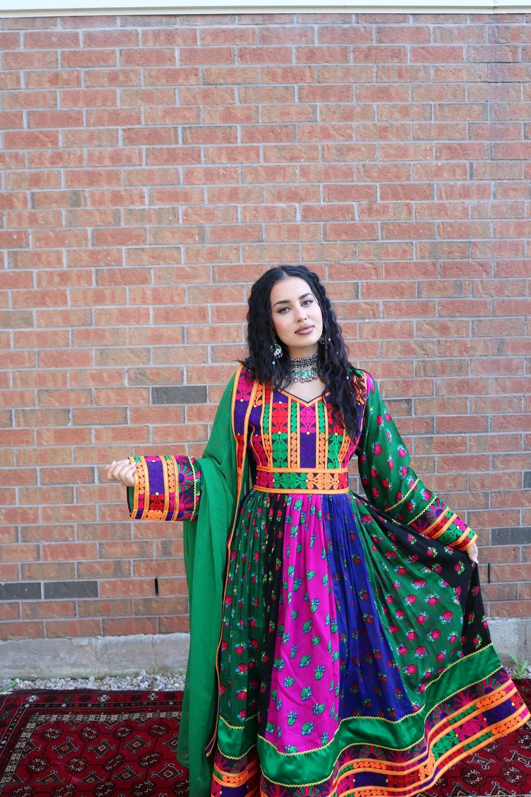 Elaha Afghan Kuchi Dress