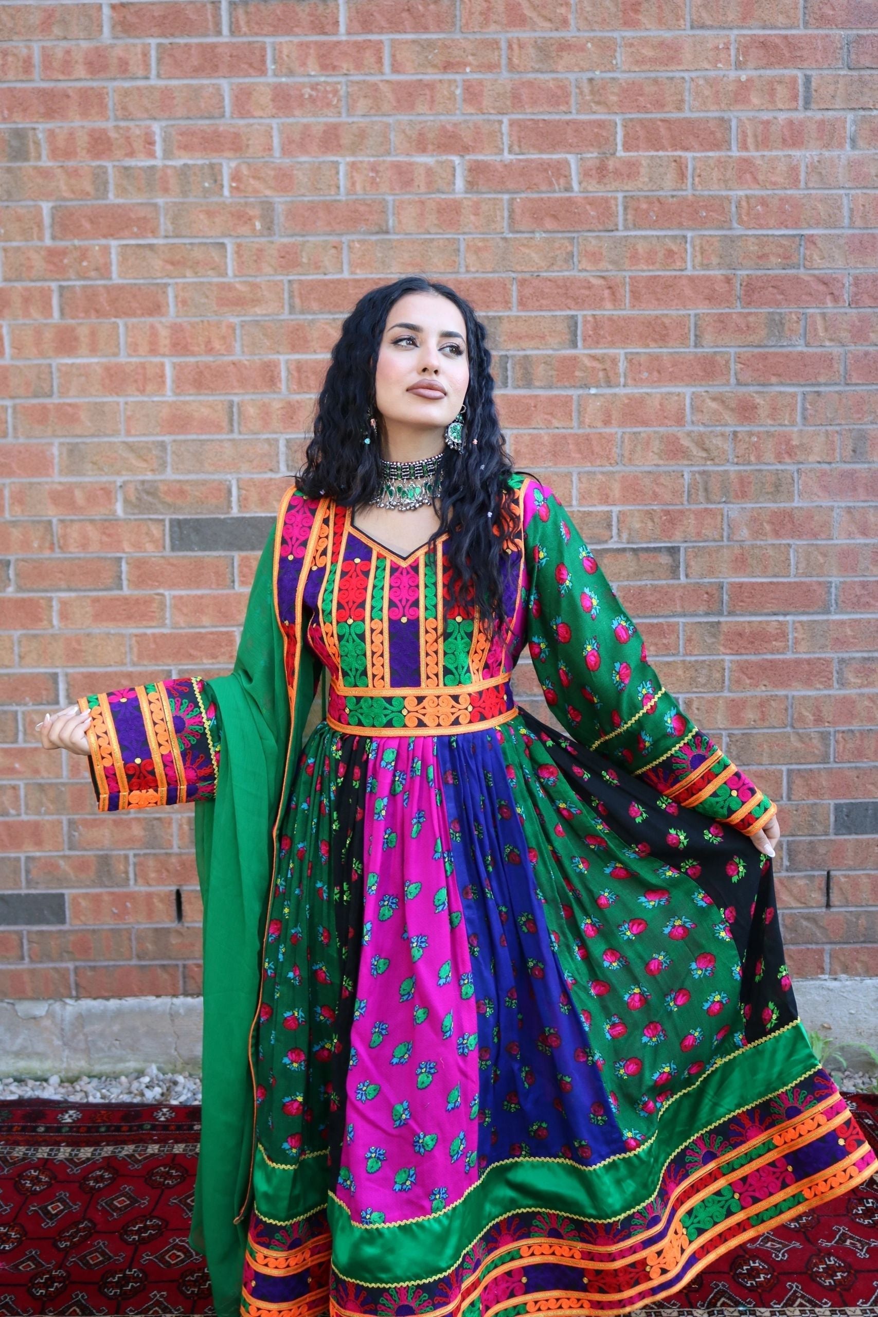 Elaha Afghan Kuchi Dress