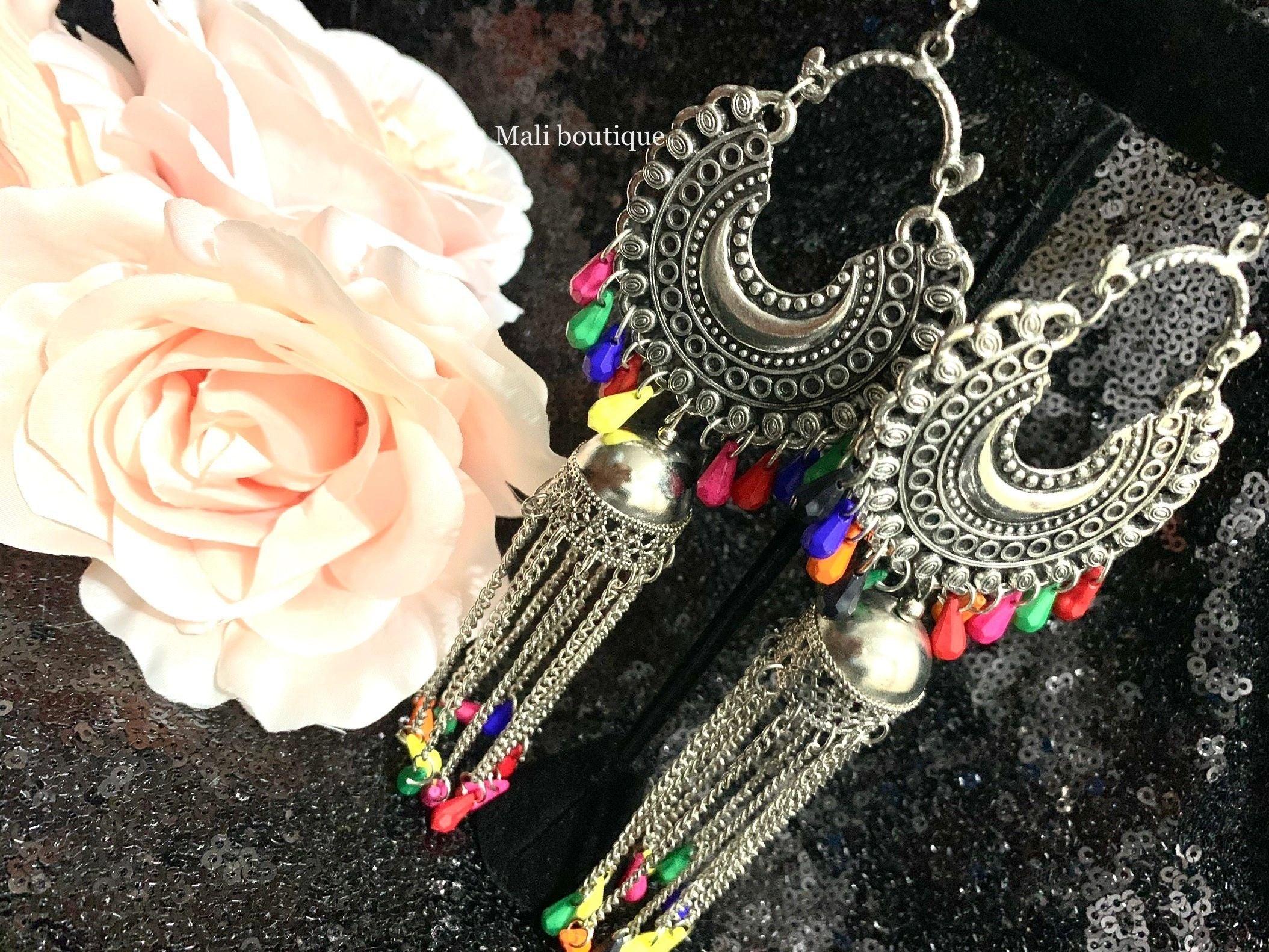 Hanging Jhumki Earrings-1