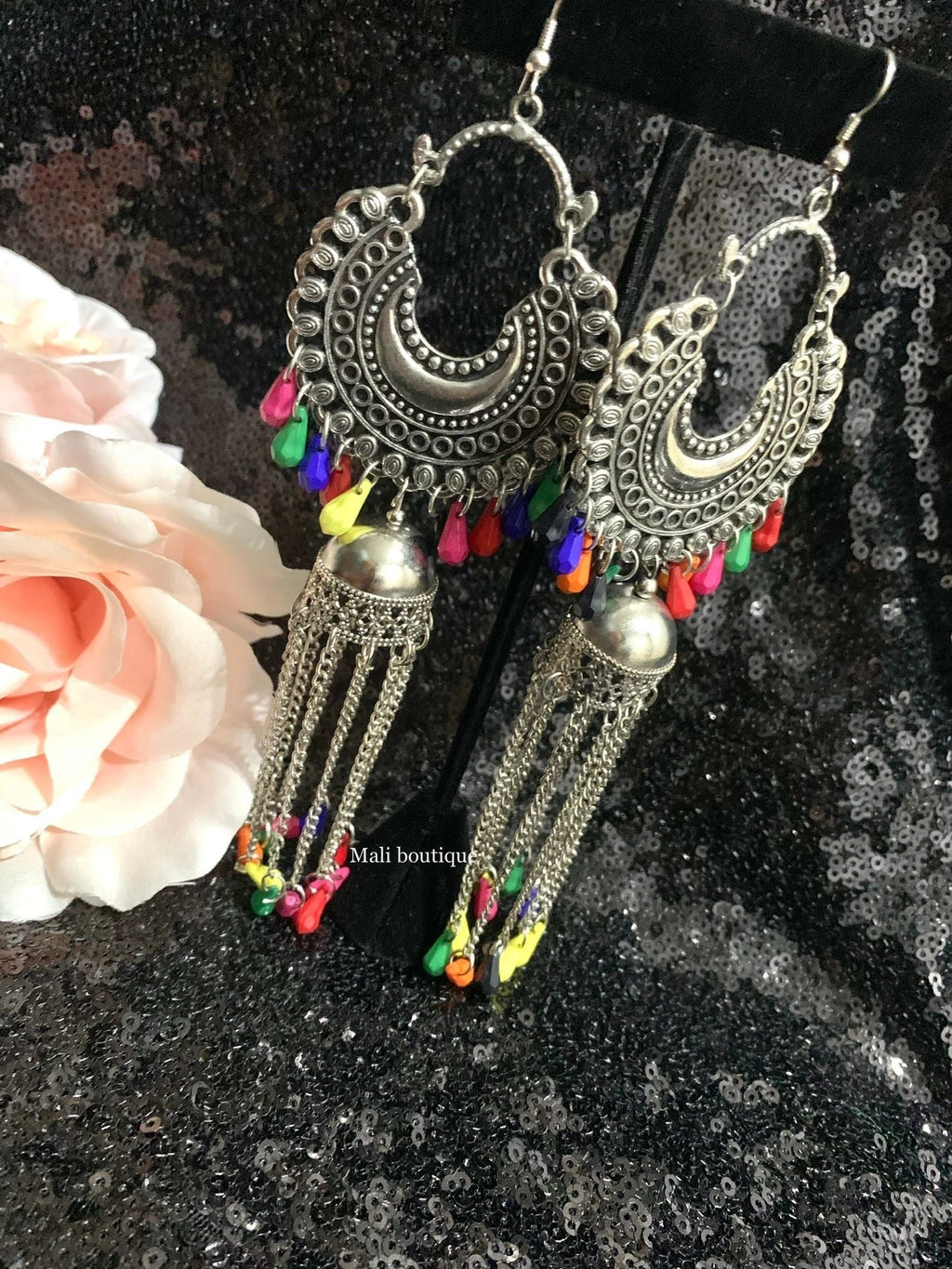 Hanging Jhumki Earrings-1