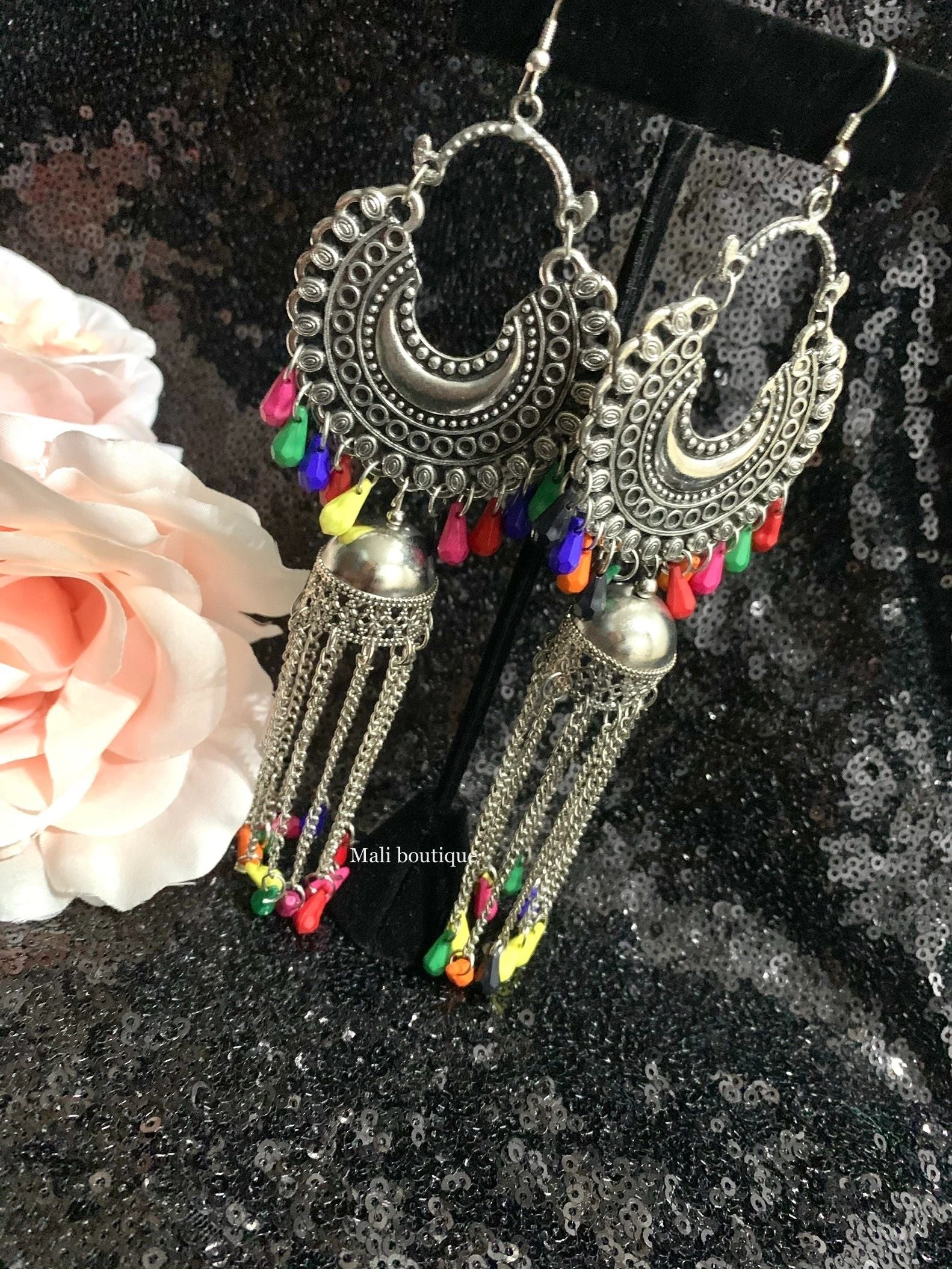 Hanging Jhumki Earrings-1