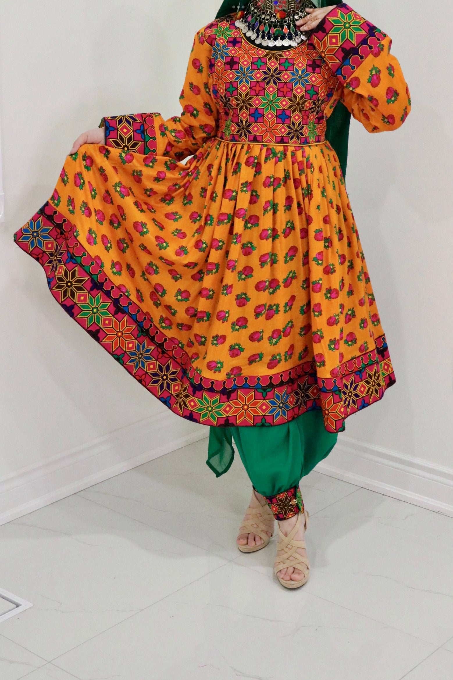 Sara Afghan Kuchi Dress