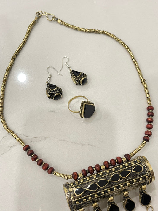 Afghan Bib Necklace
