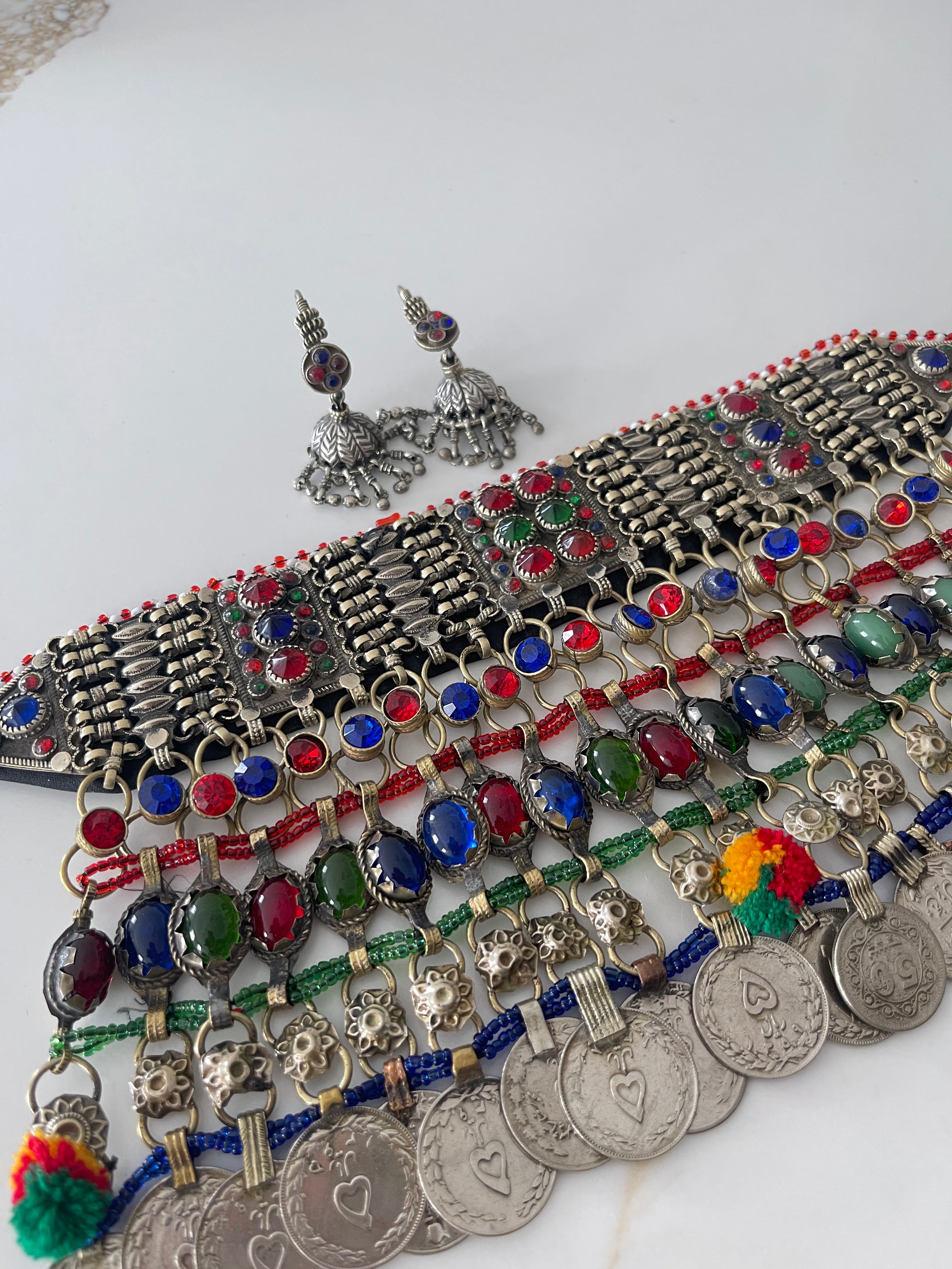Vintage Kuchi Jewellery Set 22