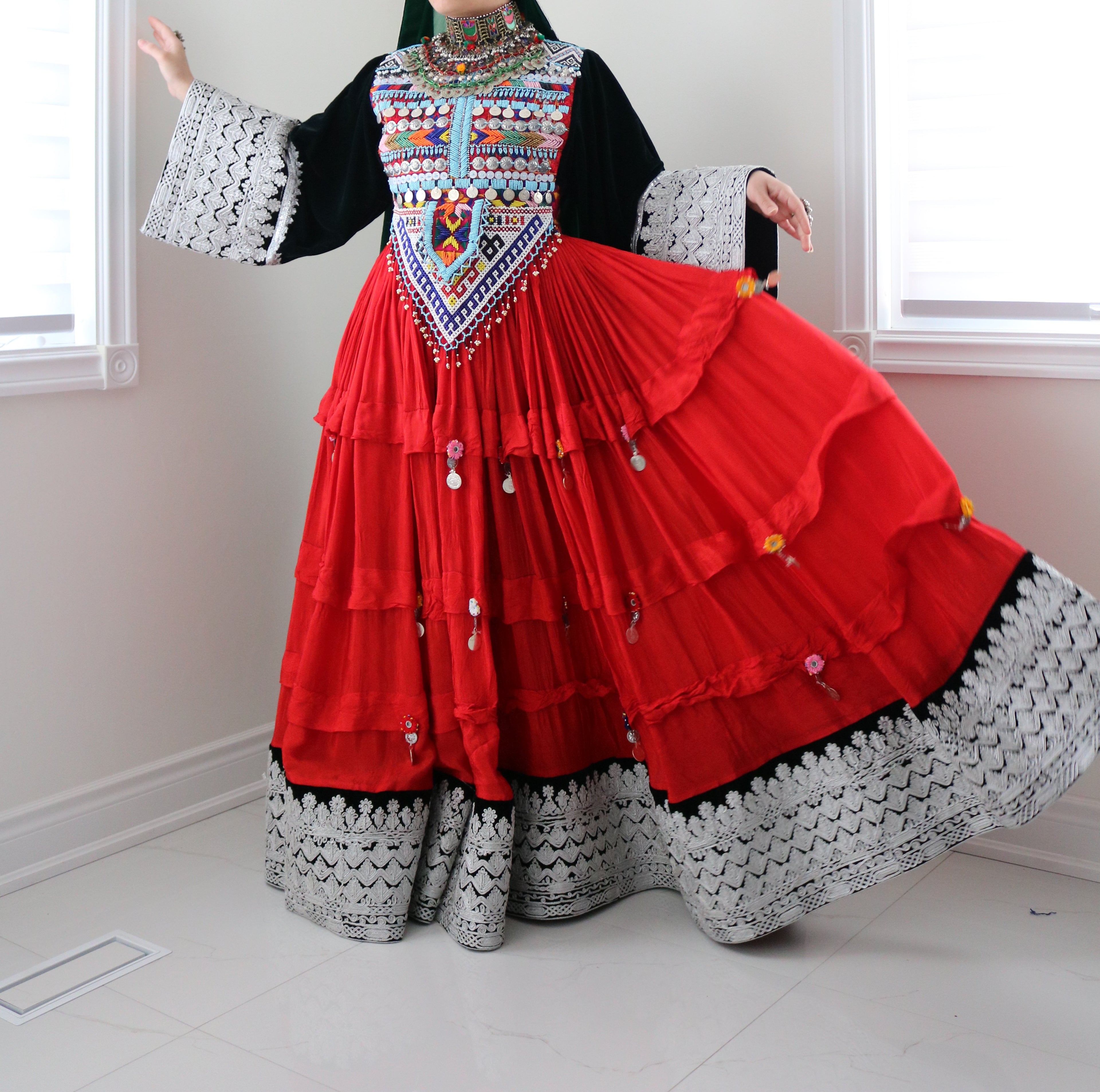 Roznya Afghan Kuchi Dress