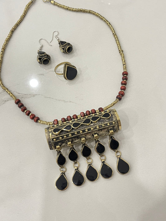 Afghan Bib Necklace