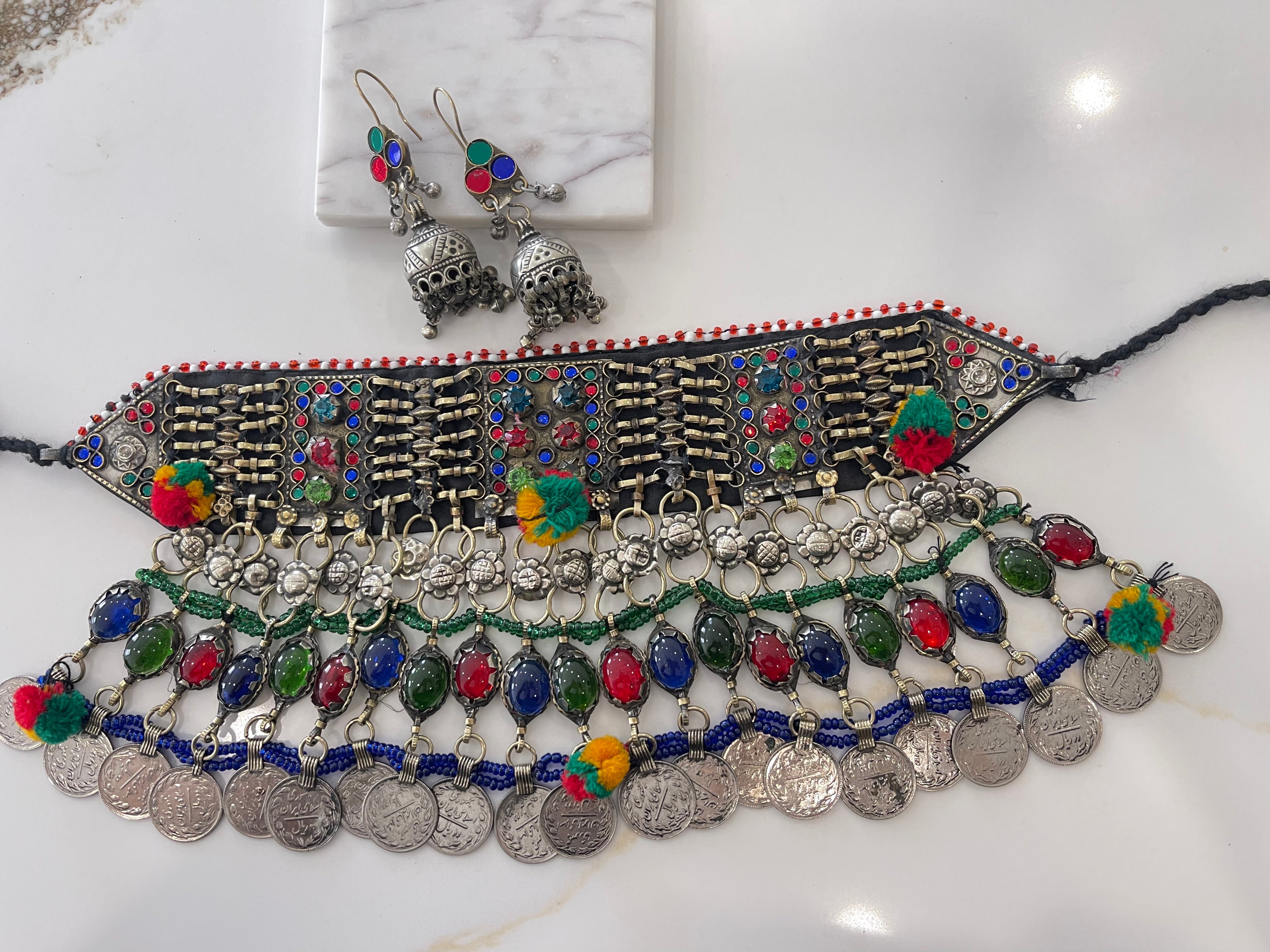 Vintage kuchi jewellery set 14