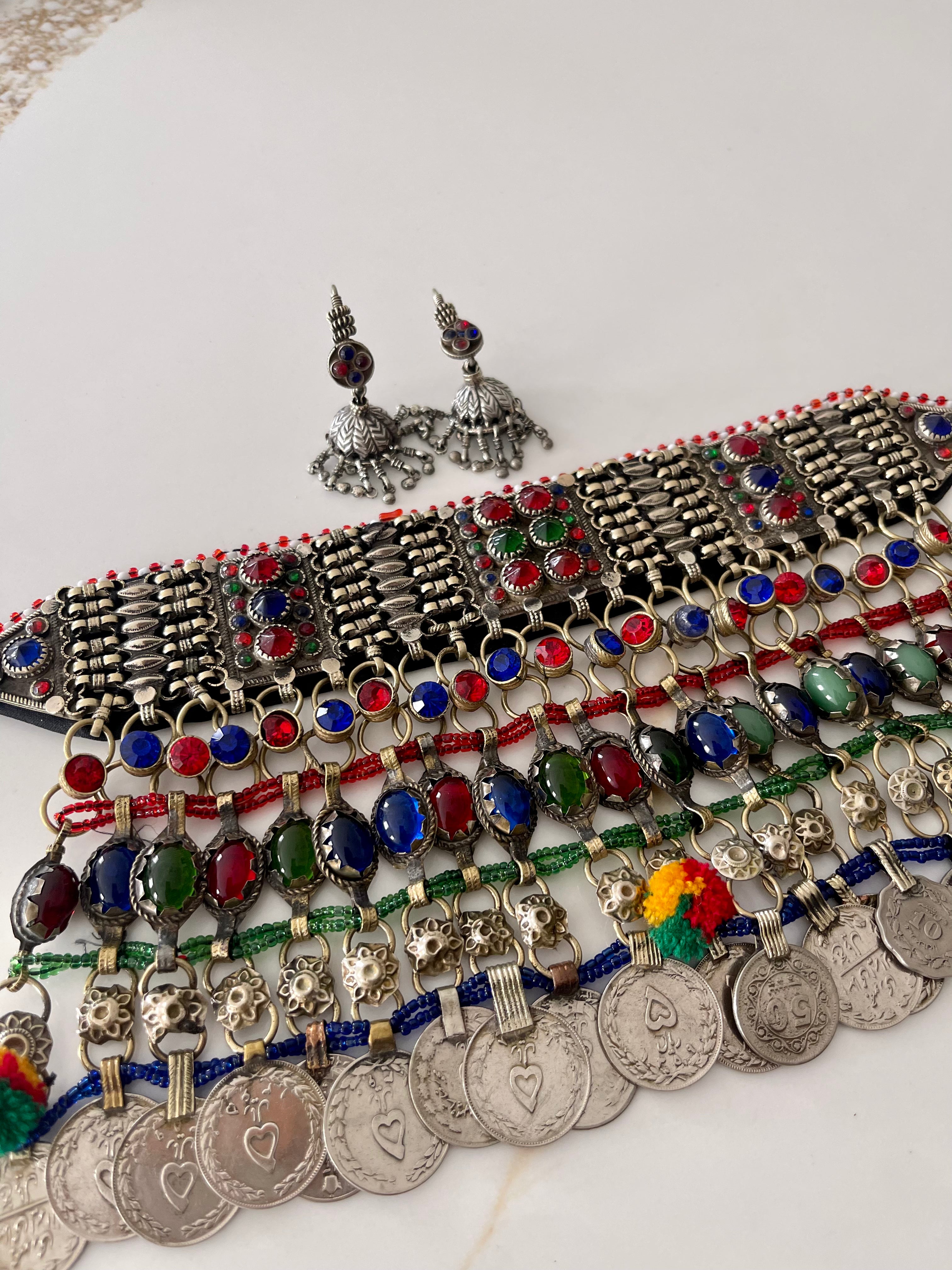 Vintage Kuchi Jewellery Set 22