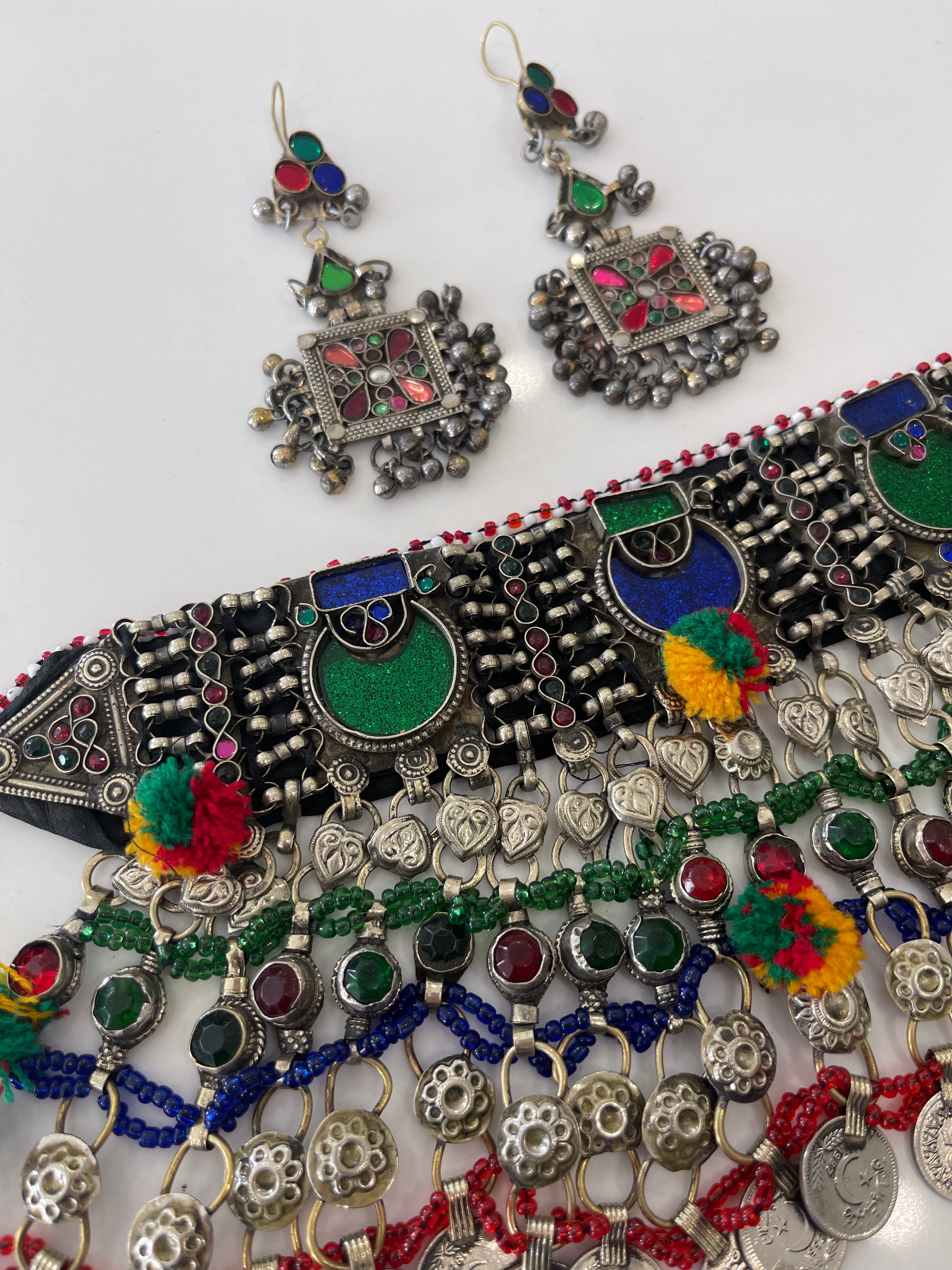 Vintage Kuchi Jewellery Set 16