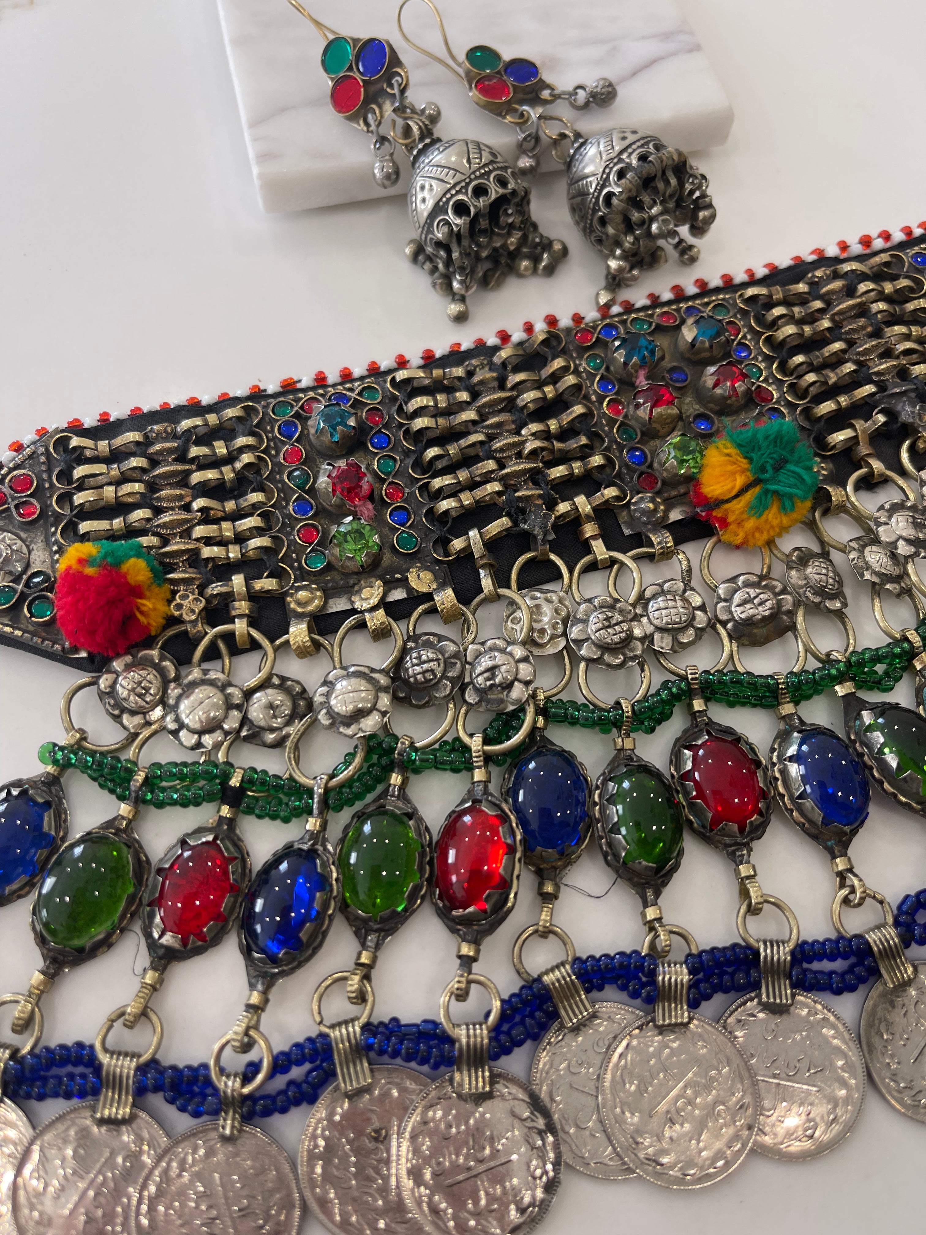Vintage kuchi jewellery set 14