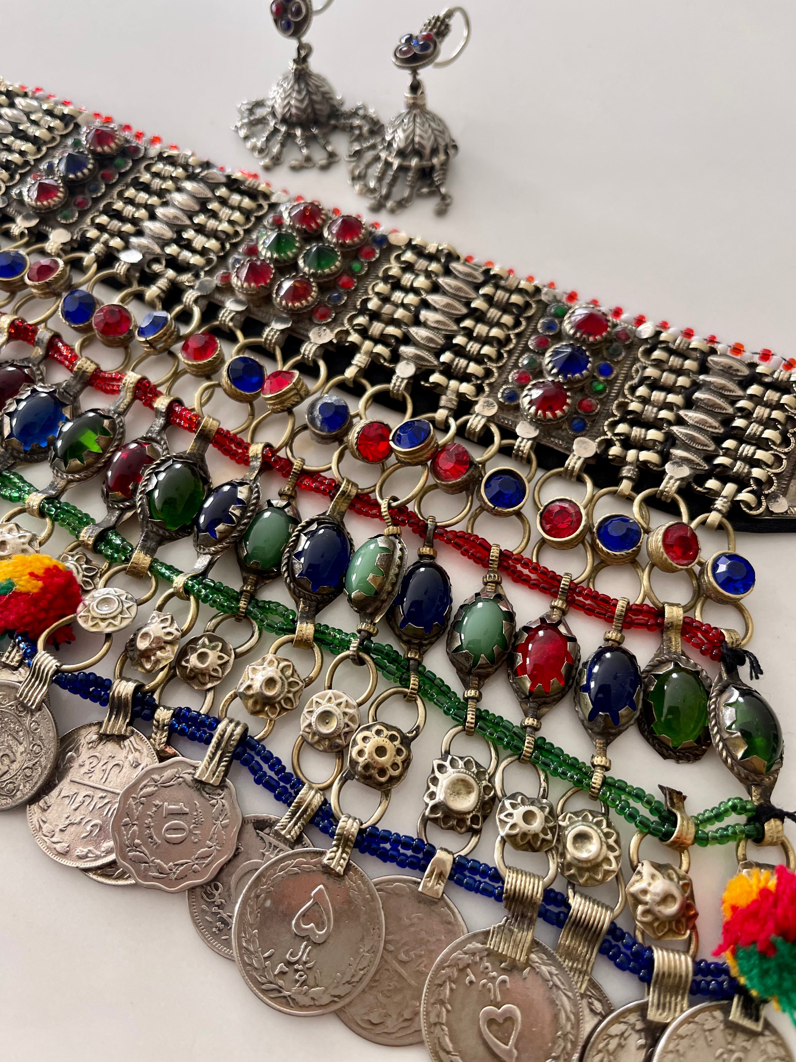 Vintage Kuchi Jewellery Set 22
