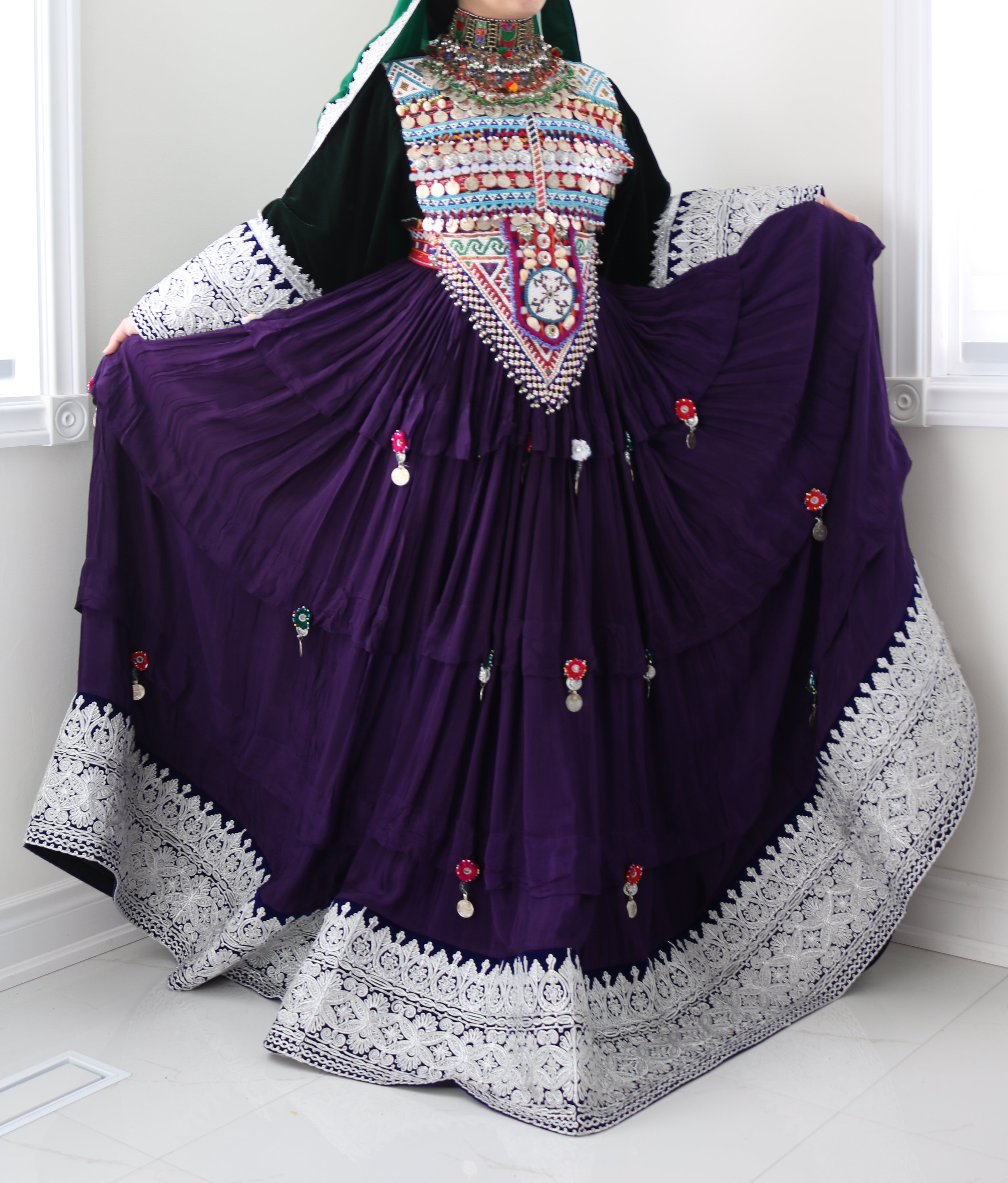 Roznya Afghan Kuchi Dress