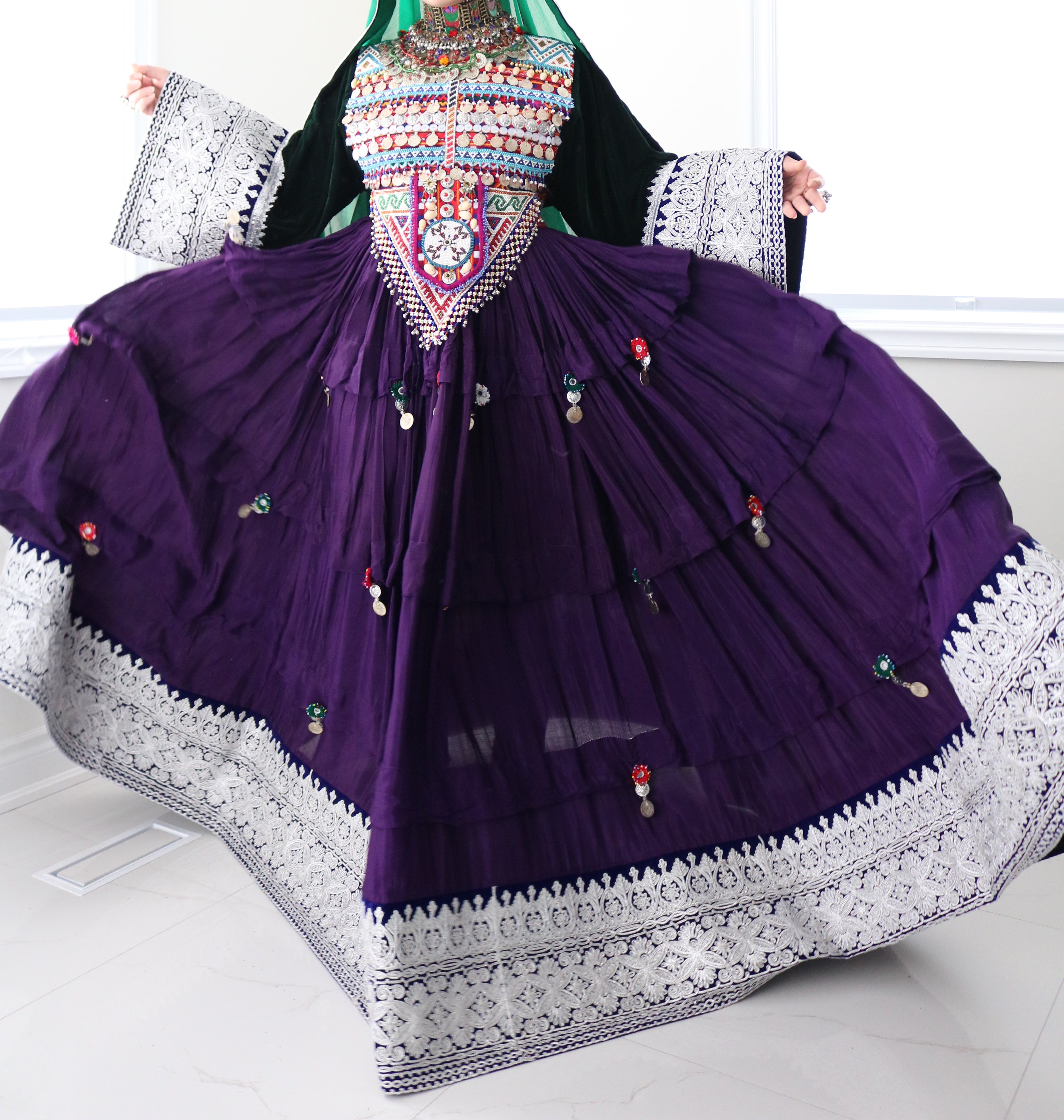 Roznya Afghan Kuchi Dress